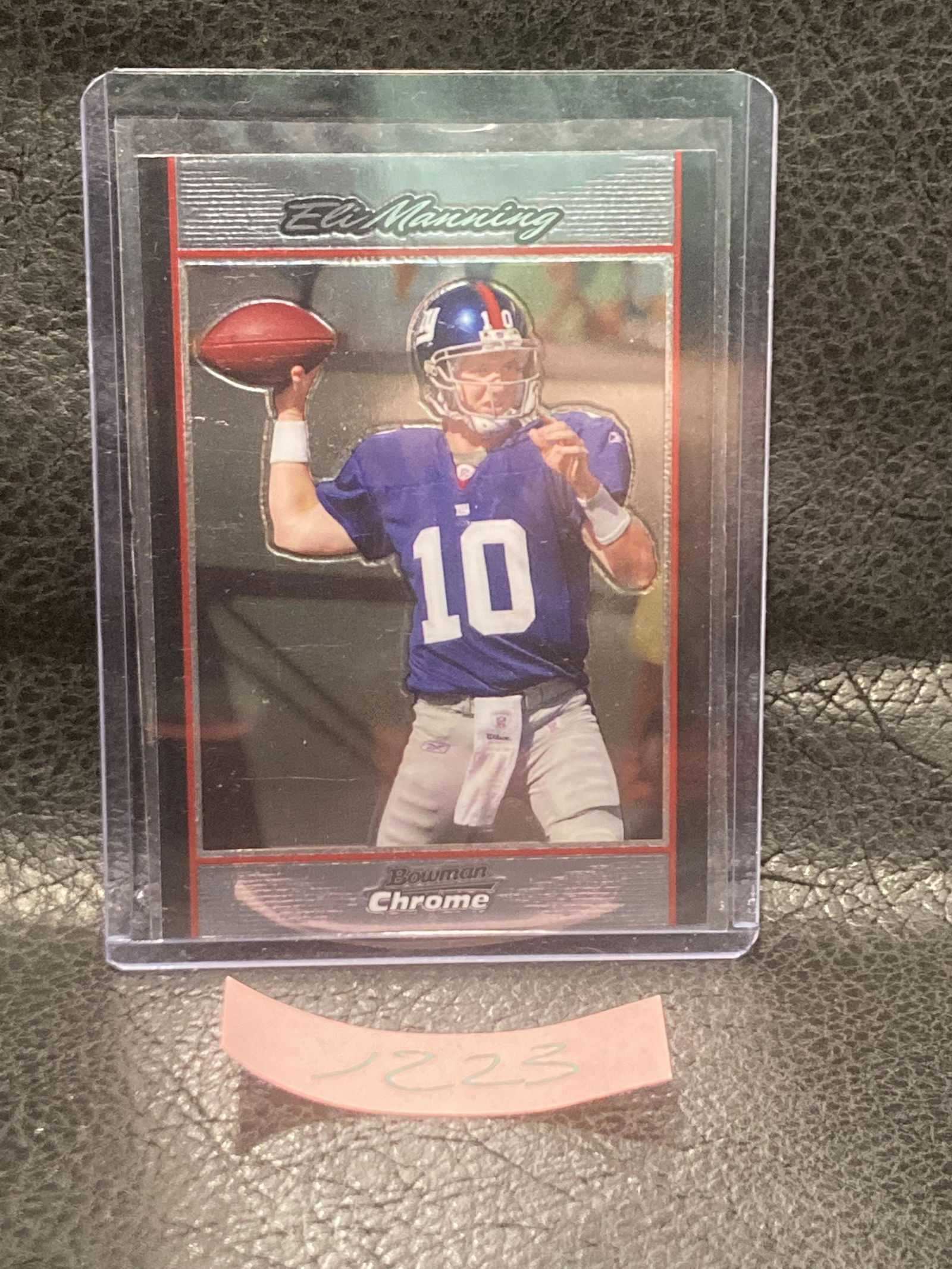 Eli Manning New York Giants #BC173 2007 Bowman Chrome Football Card (1 of 2)