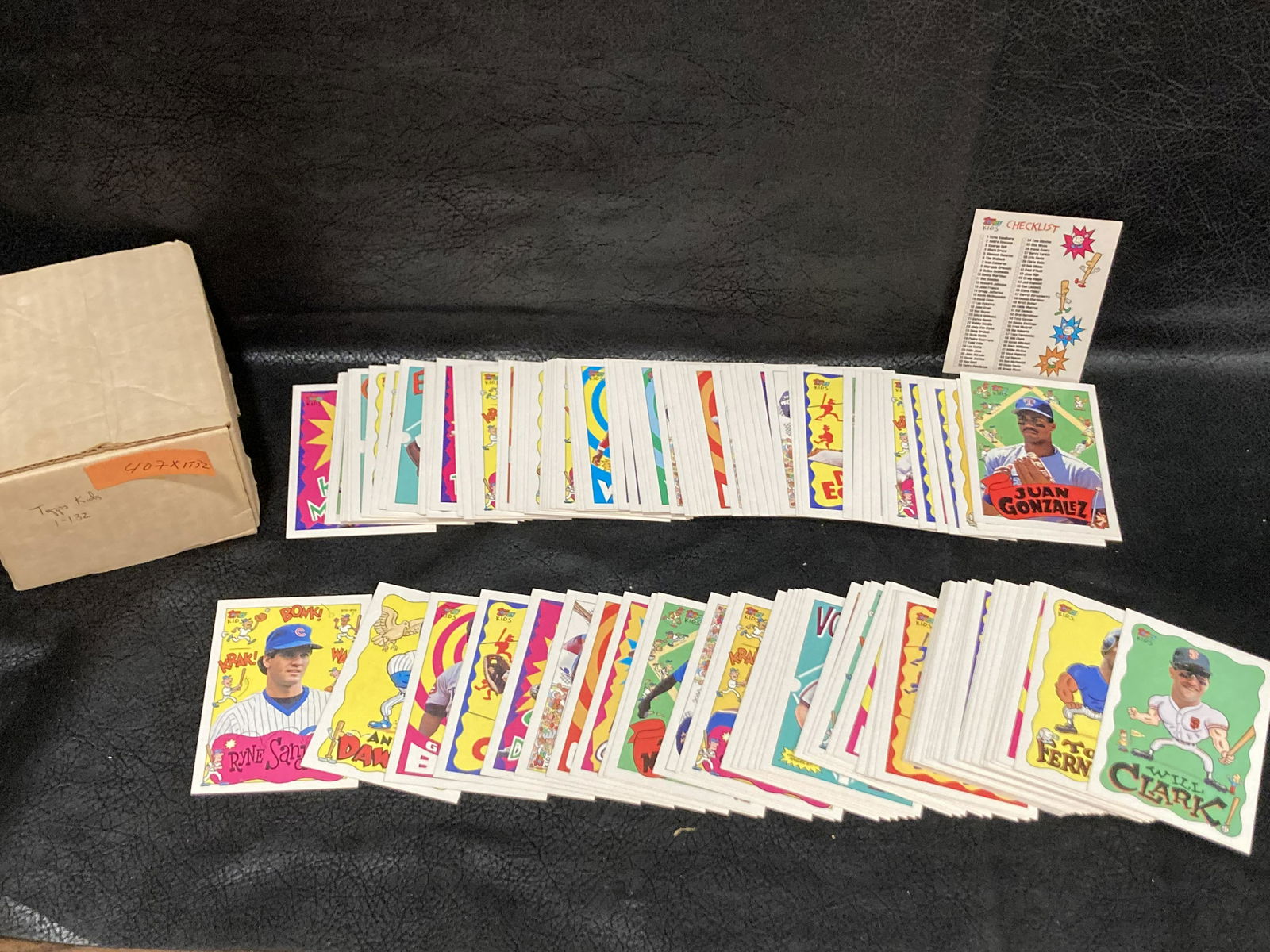 1992 Topps Kids 1 Baseball Cards 1-132 (1 of 4)