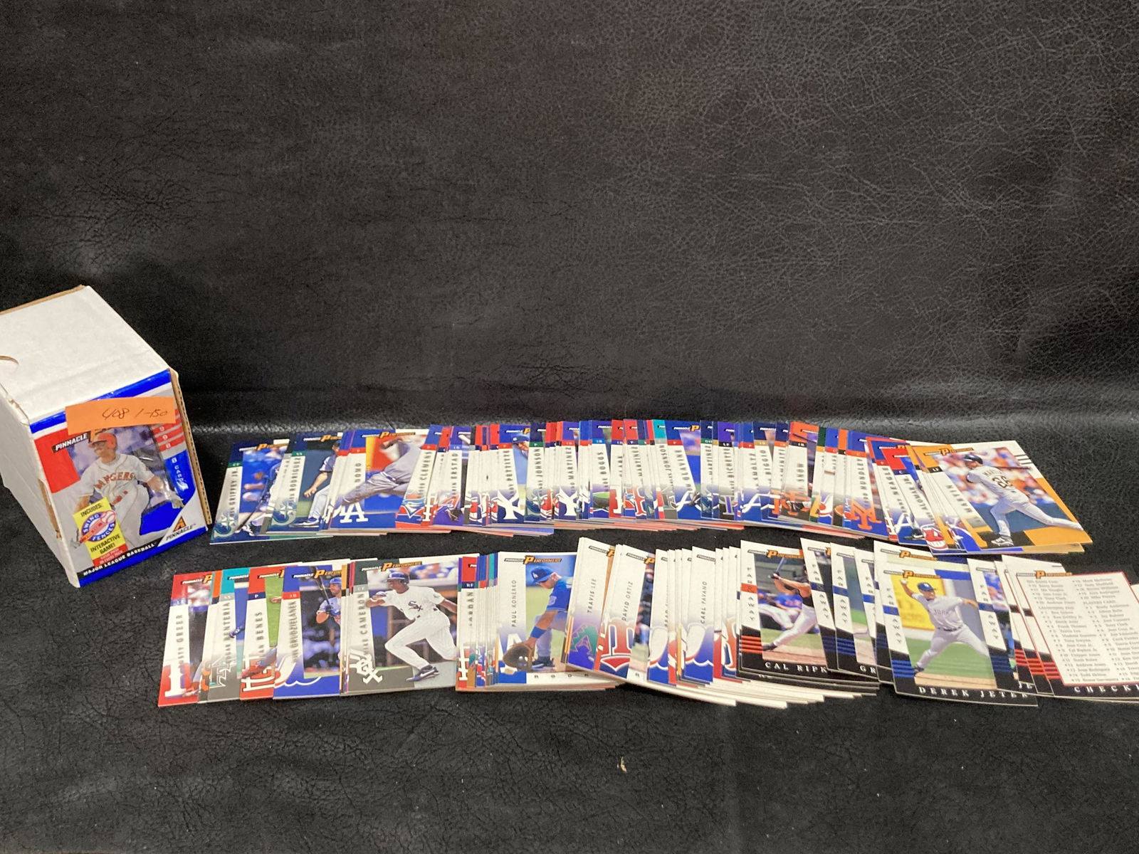 1998 Pinnacle Baseball Singles Set Complete Jeter (1 of 8)