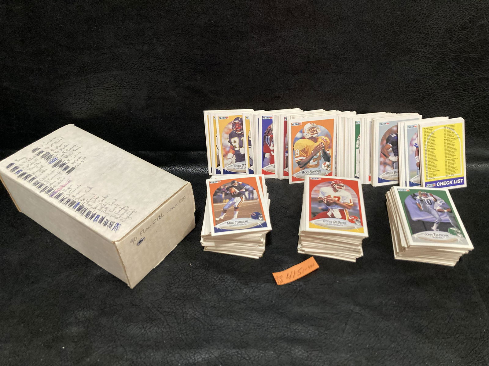 1990 Fleer Football Complete Card Set (1 of 5)