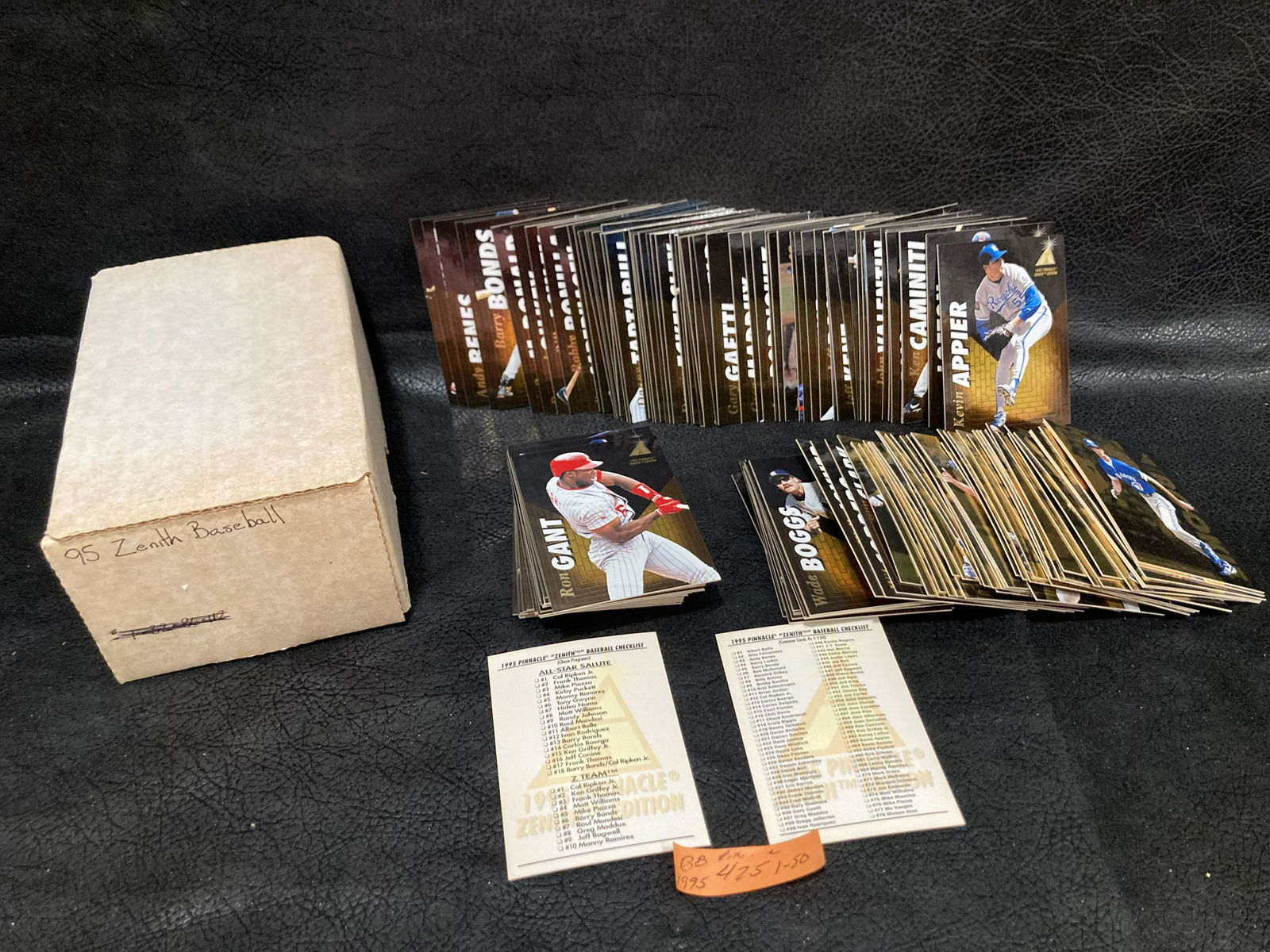 1995 Pinnacle Zenith Baseball Set 1-150 Alex Rodriguez Derek Jeter Rookie (1 of 6)