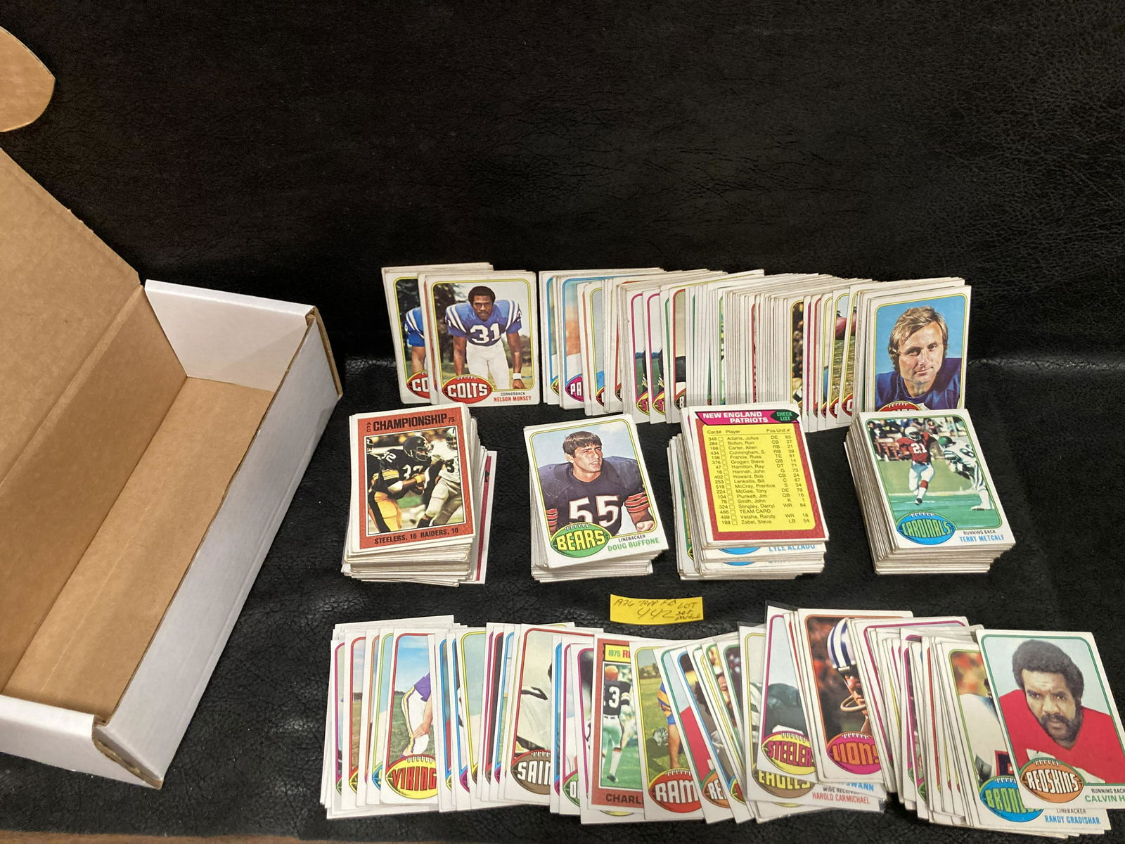 1976 Topps Football Card Lot Partial Set (1 of 6)