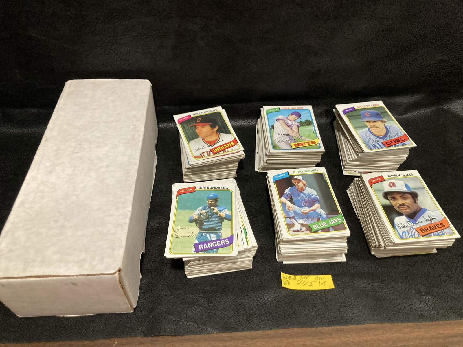 Topps 1980 Baseball Card Lot Partial Set (1 of 5)