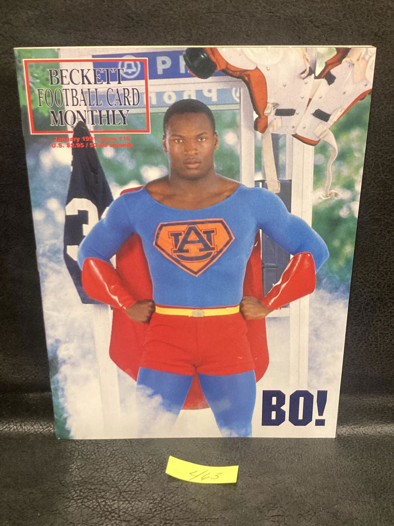 Bo Jackson 1991 Beckett Cover Super Bo Superman Sports Card Football Guide: Bo Jackson 1991 Beckett Cover Super Bo Superman Sports Card Football Guide