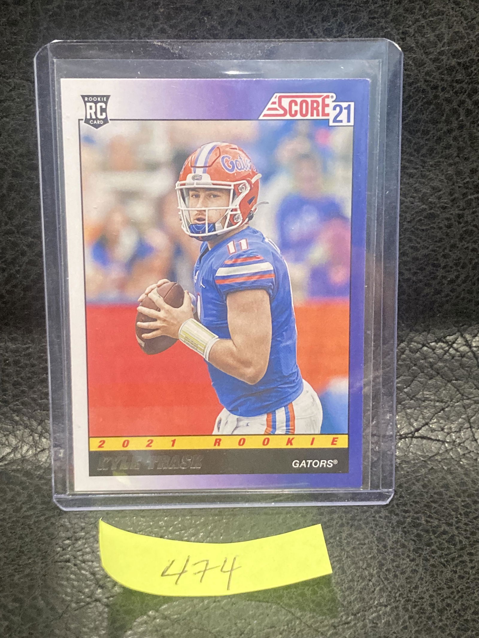 Kyle Trask Rc 2021 Panini Score Retro Rookie Card #TB10 Tampa Bay Buccaneers (1 of 2)