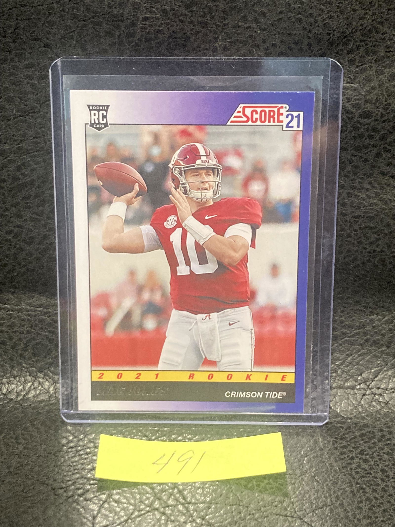 Mac Jones 2021 Score 1991 Throwback Edition Rookie Rc Card# Tb9 (1 of 2)