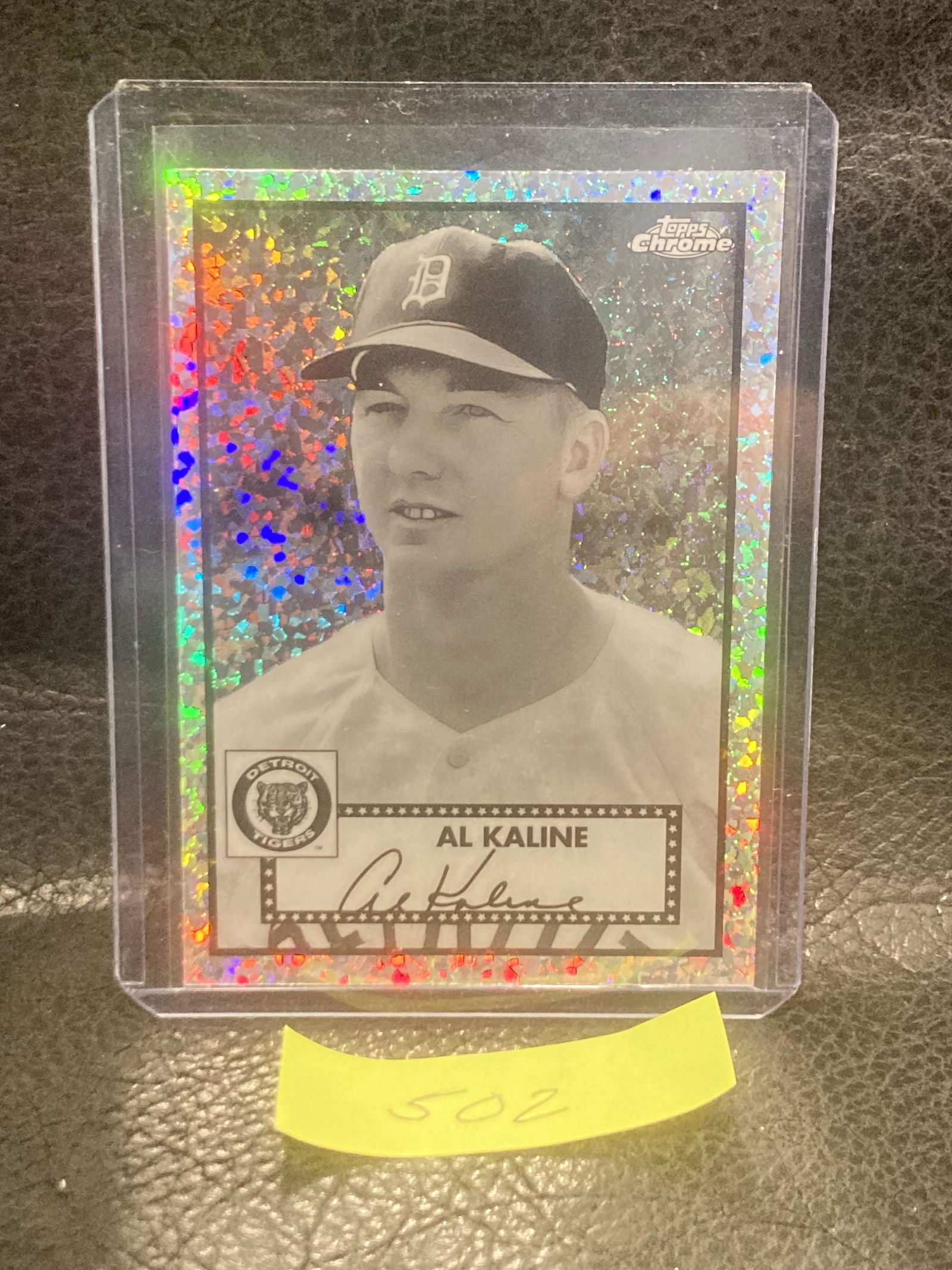 Al Kaline 2021 Topps Chrome Platinum Anniversary Black  White Diamonds (1 of 2)