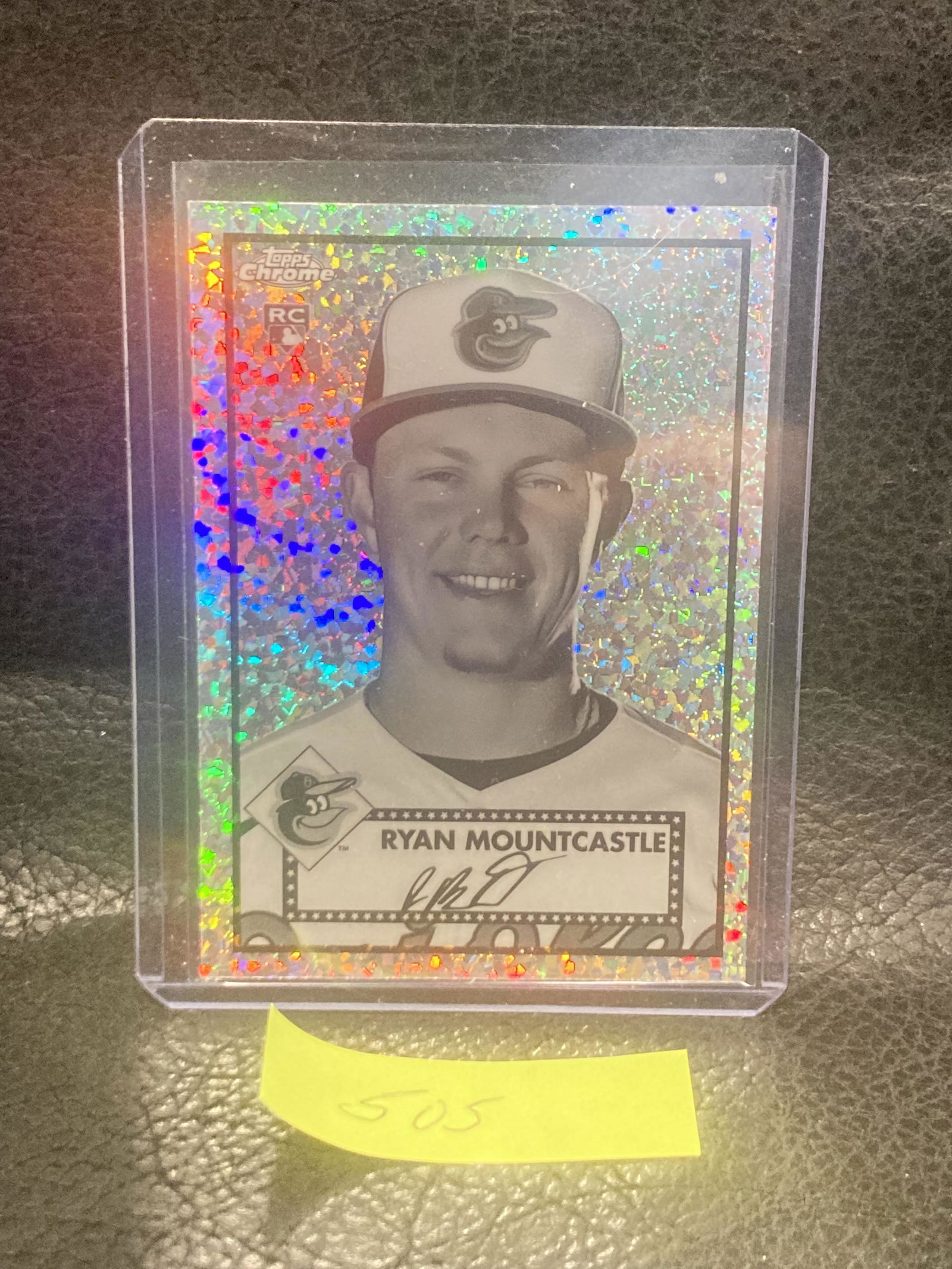 Ryan Mountcastle 2021 Topps Chrome Platinum Black White Rc 1952 Sp 16 (1 of 2)