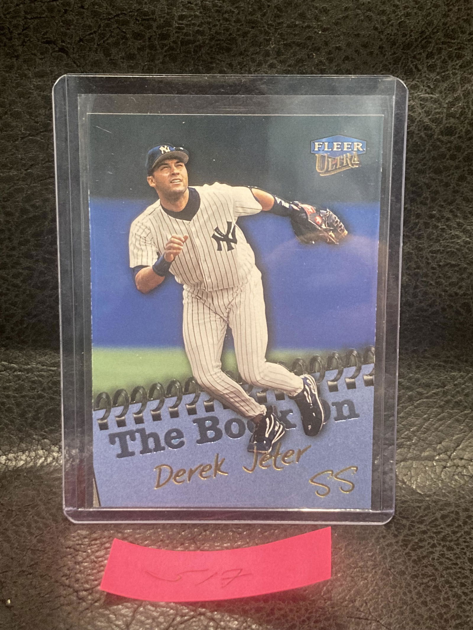 Derek Jeter 1999 Fleer Ultra the Book on #19 Yankees (1 of 2)