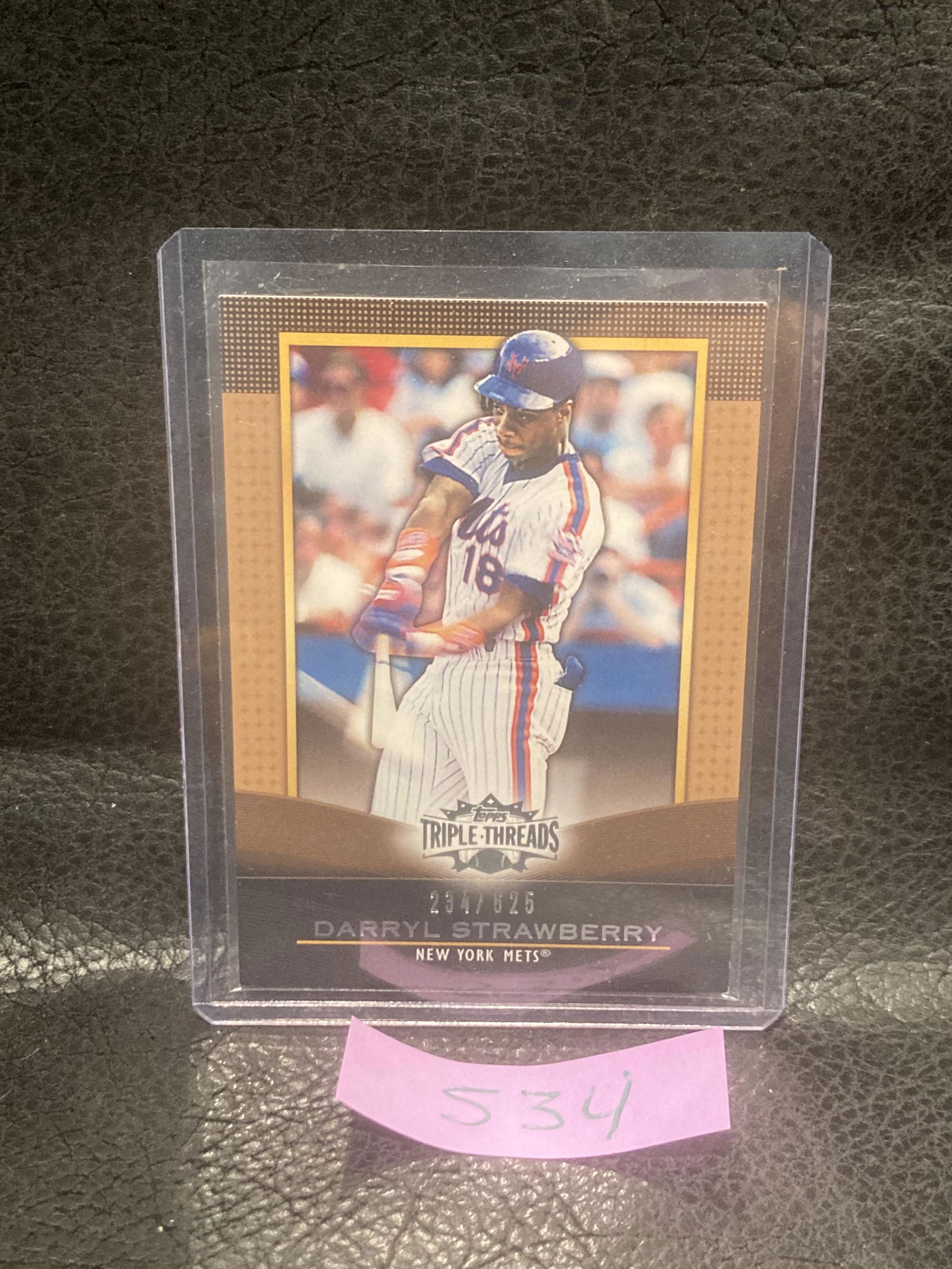 Darryl Strawberry 2011 Topps Triple Threads Sepia /625 Mets #64 (1 of 2)