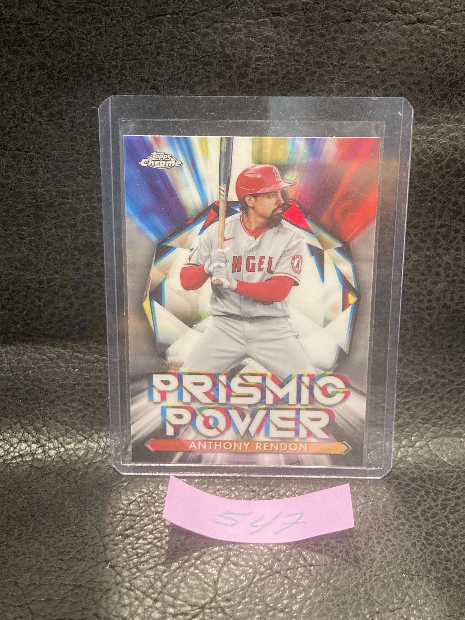 Anthony Rendon 2021 Topps Chrome Prismic Power Insert Card Angels (1 of 2)