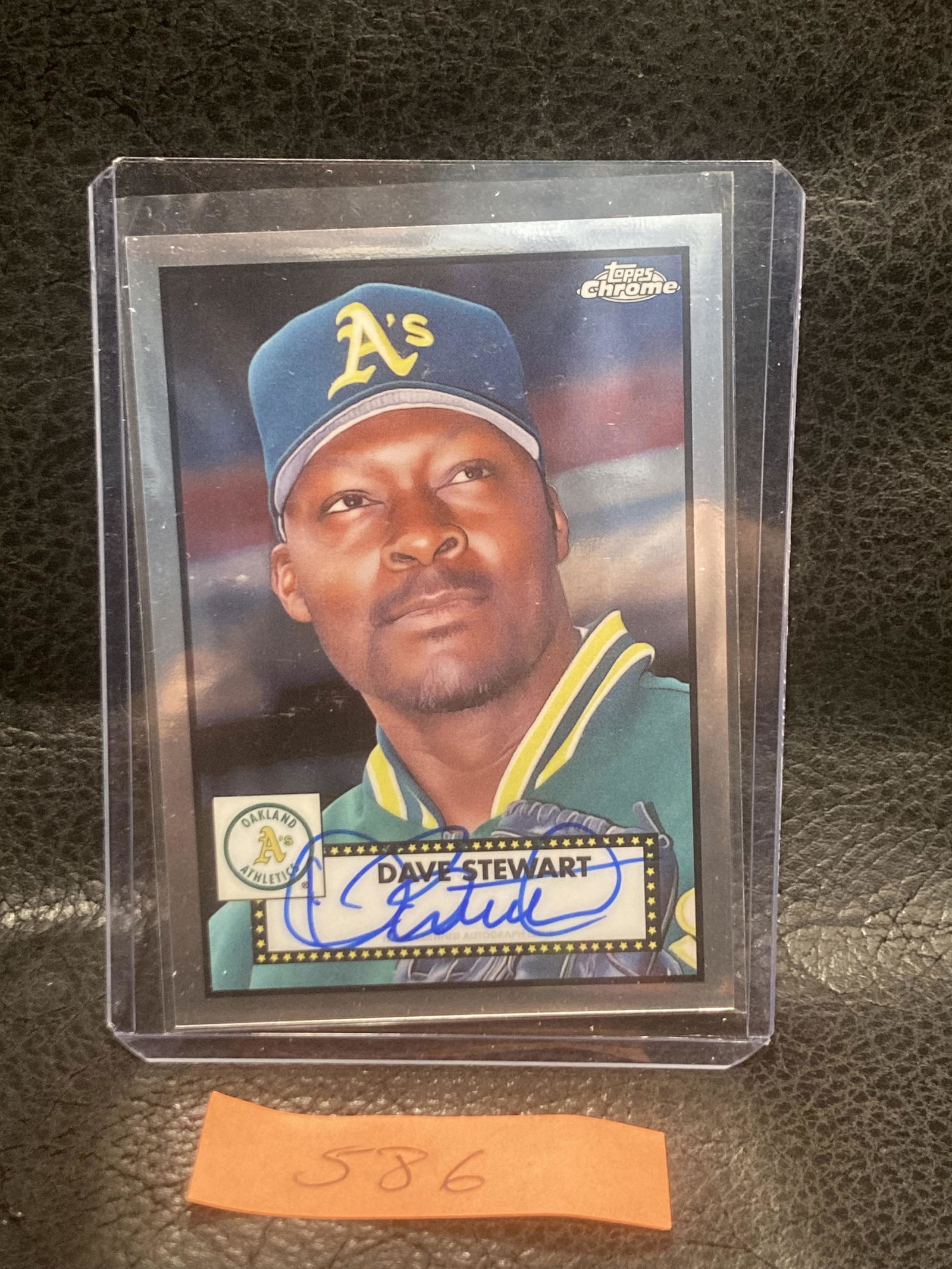 Dave Stewart 2021 Topps Chrome Platinum Oakland As Autograph Auto (1 of 2)