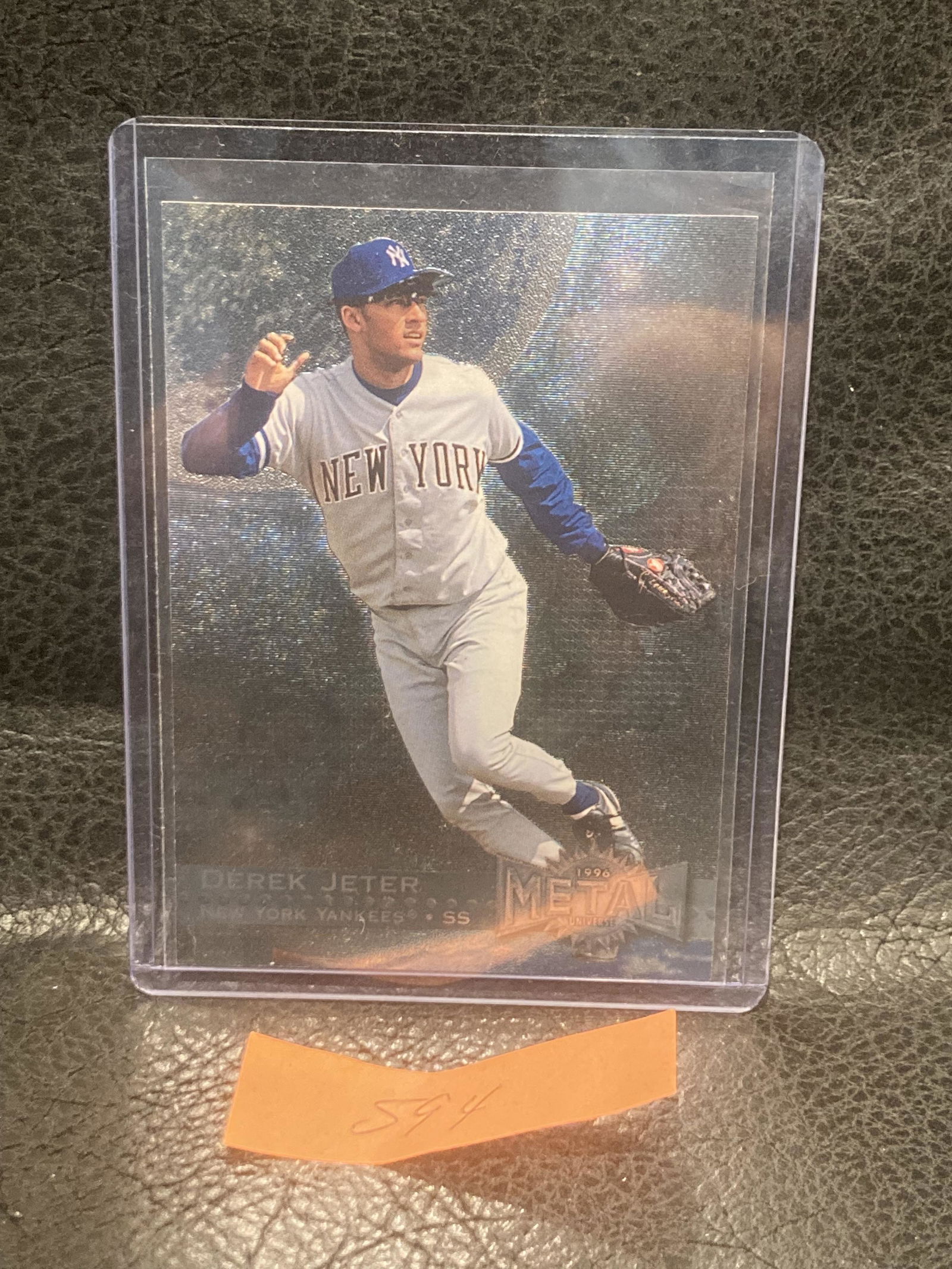 Derek Jeter Rookie Card 1996 Fleer Metal Universe #87 Yankees (1 of 2)