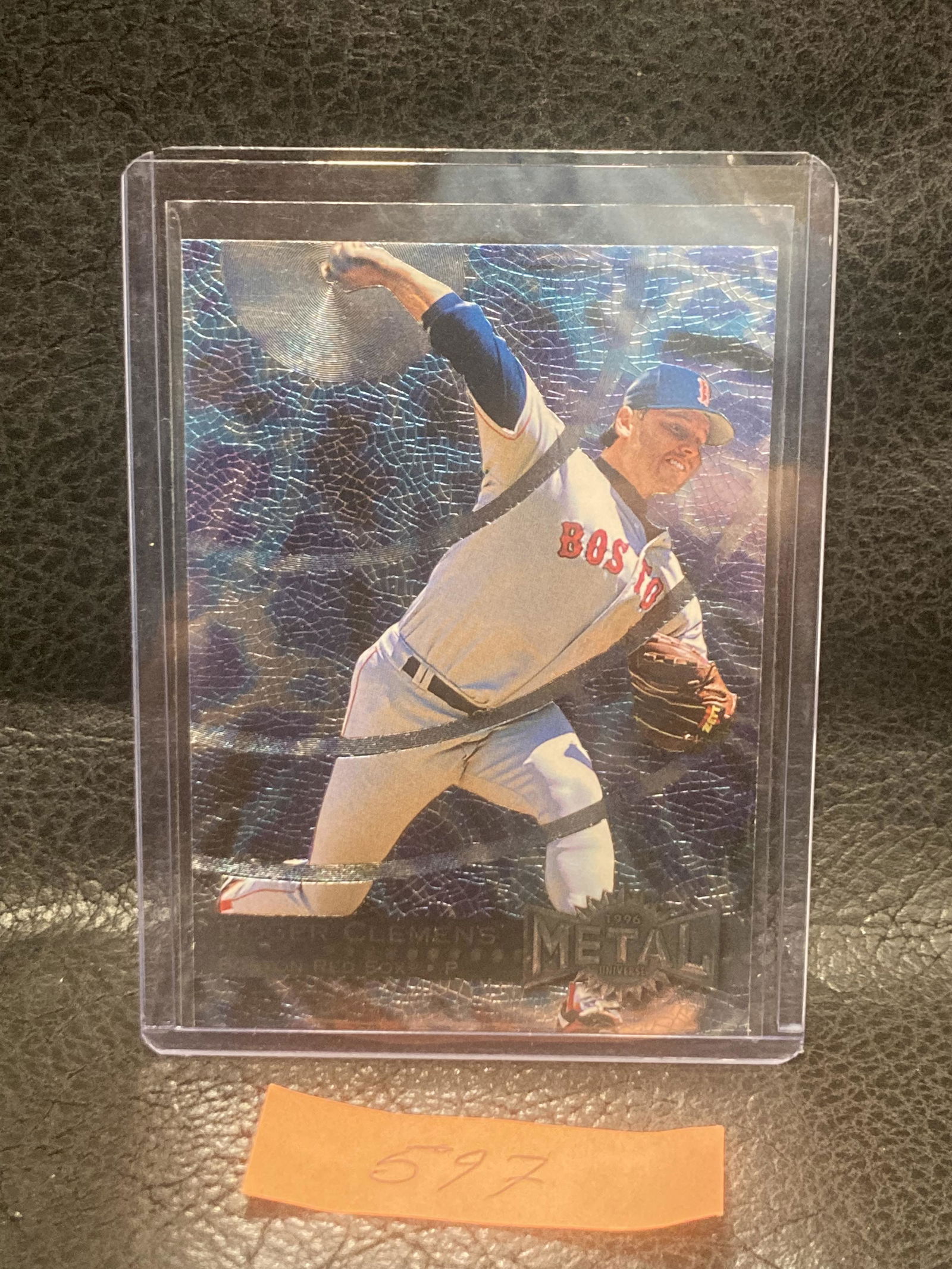 Roger Clemens 1996 Fleer Metal Universe #13 Red Sox Baseball Card (1 of 2)
