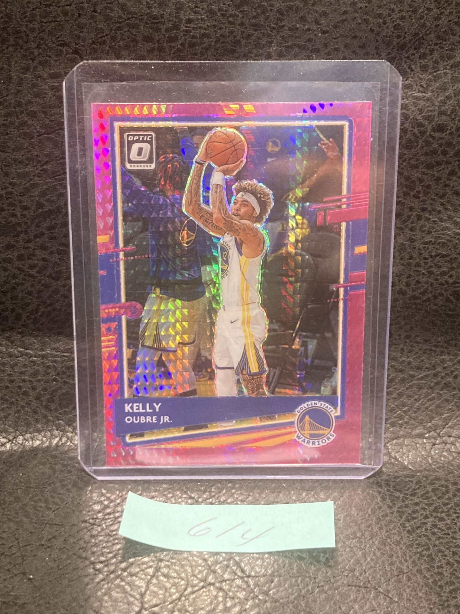 Kelly Oubre Jr 2020-21 Optic Basketball Pink Hyper Prizm Refractor Card #132 (1 of 2)