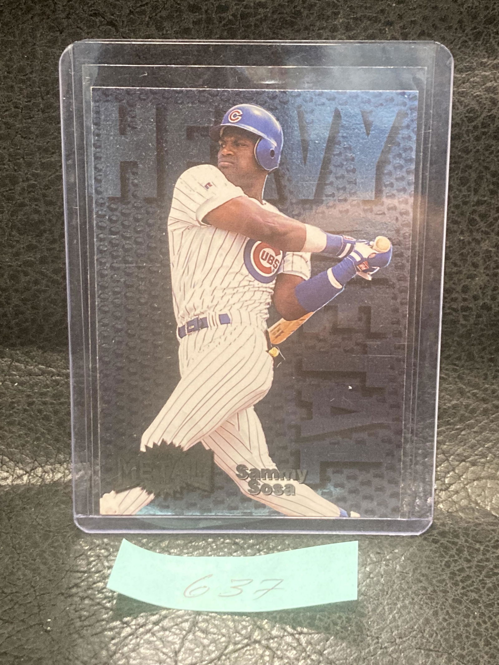 Sammy Sosa 1996 Metal Universe Heavy Metal Chicago Cubs Baseball Card #7 (1 of 2)