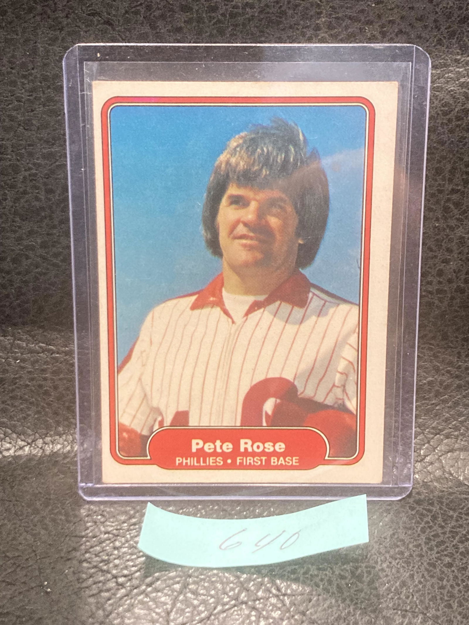 Pete Rose 1982 Fleer Card #256 Ex Philadelphia Phillies Reds Mlb (1 of 2)