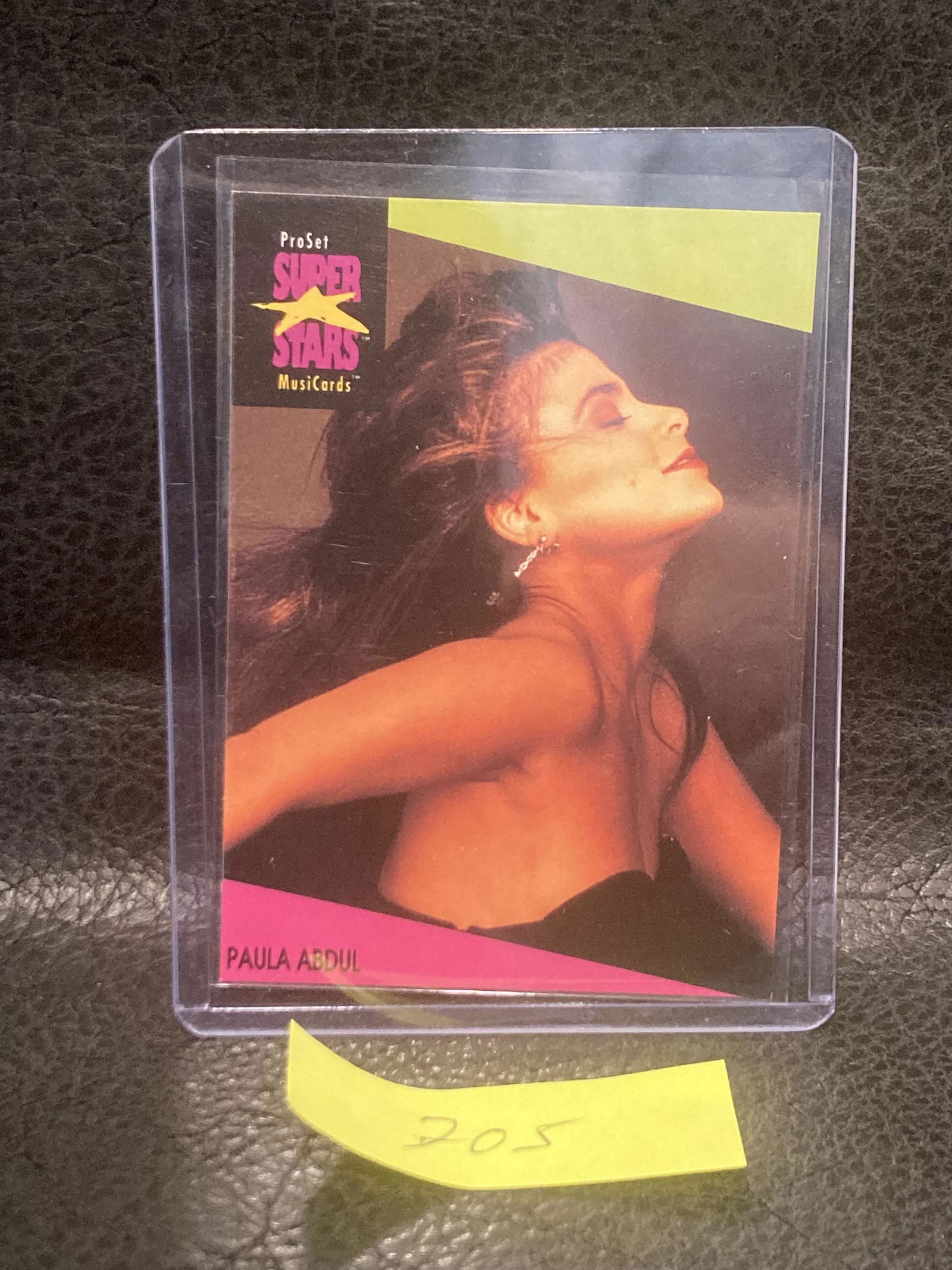 Paula Abdul 1991 Pro Set Super Stars Music Trading Card #26 (1 of 2)