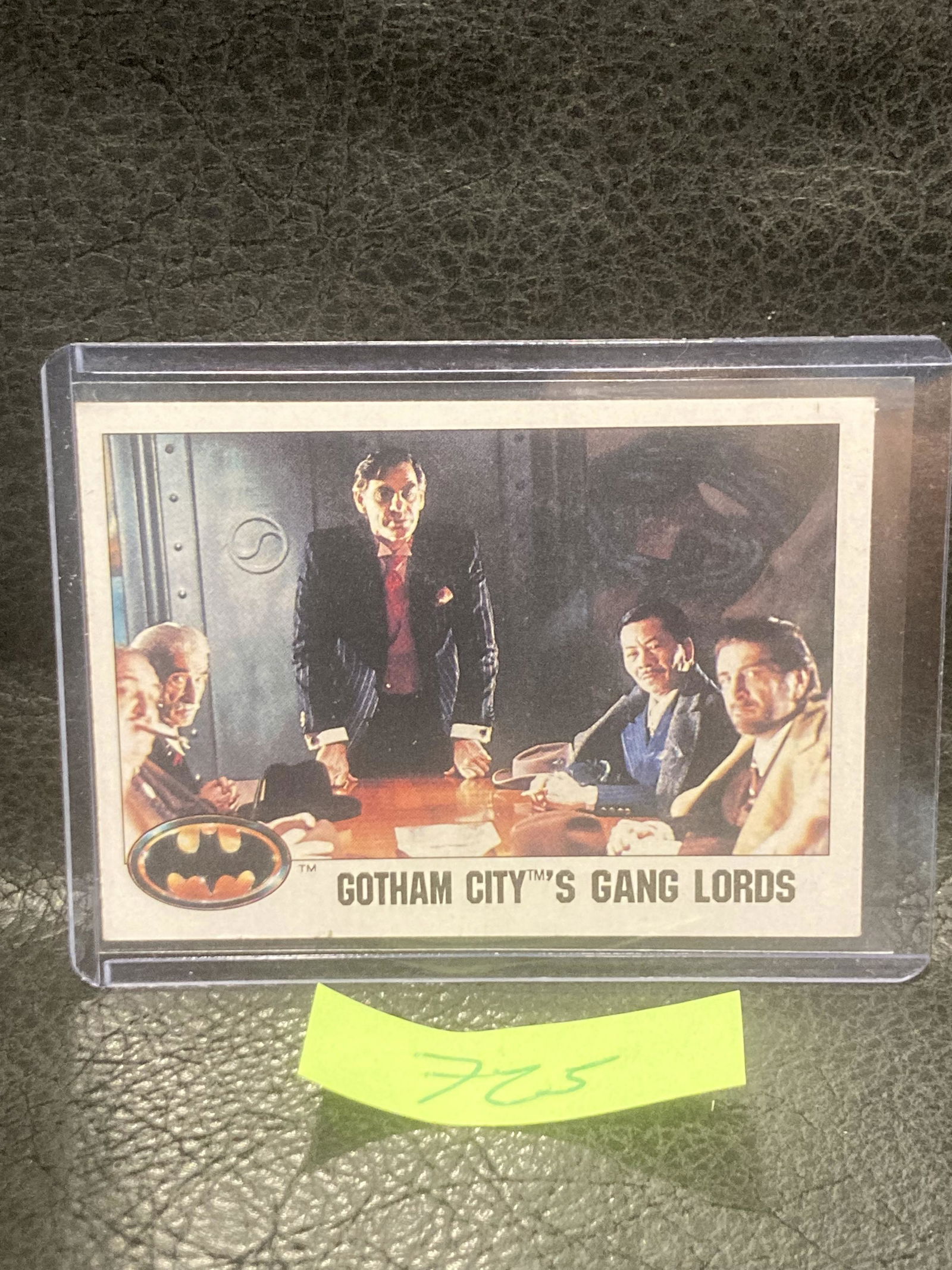 Gotham Citys Gang Lords 1989 Batman Movie Trading Card #47 (1 of 2)