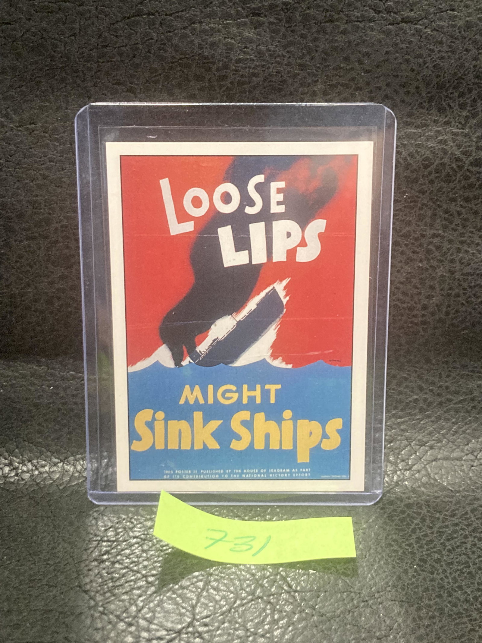 1992 Pacific World War Ii Loose Lips Might Sink Ships #109: 1992 Pacific World War Ii Loose Lips Might Sink Ships #109