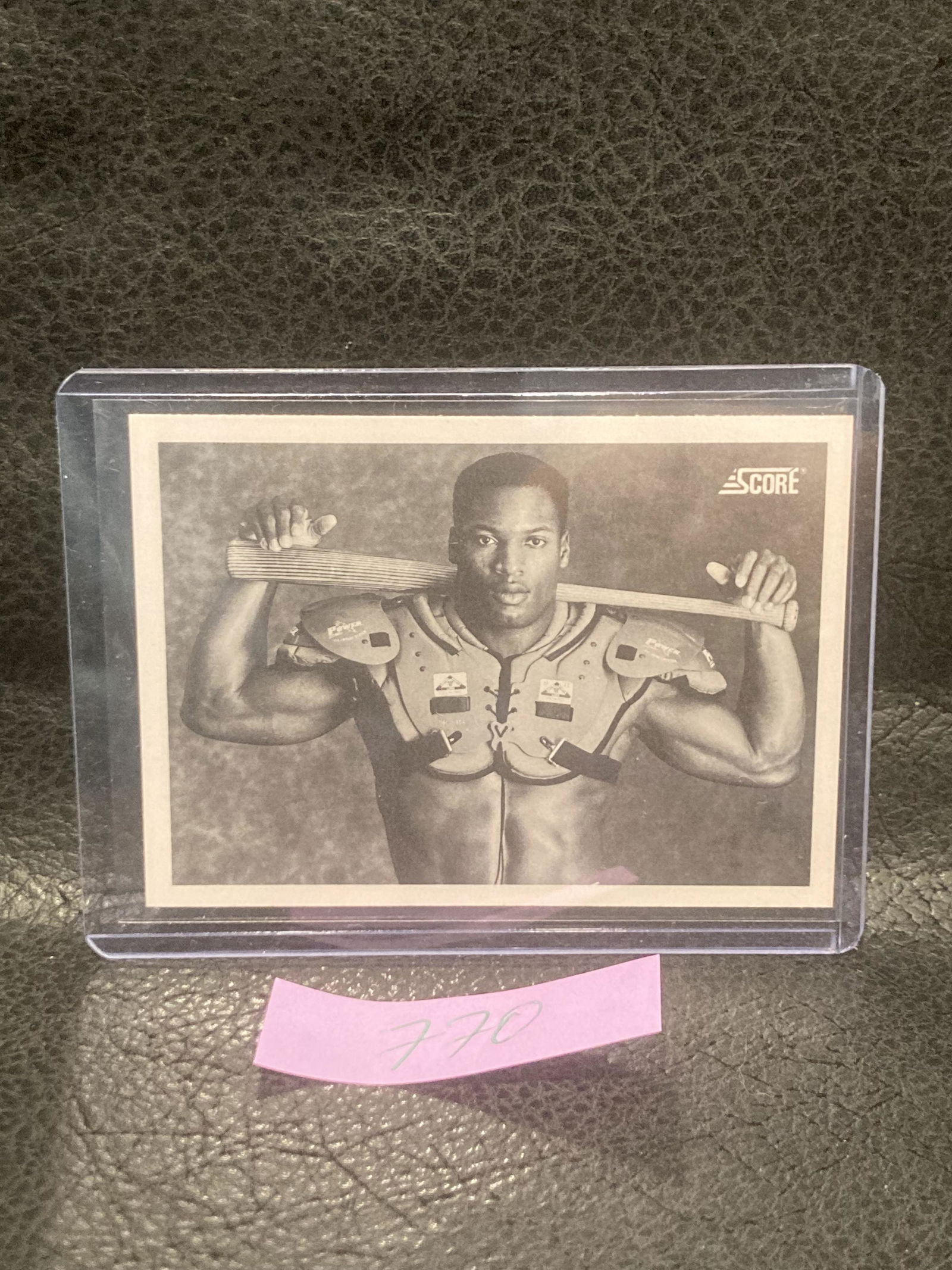 Bo Jackson 1990 Score #697 Bo Knows Pads Kansas City Royals Raiders (1 of 2)