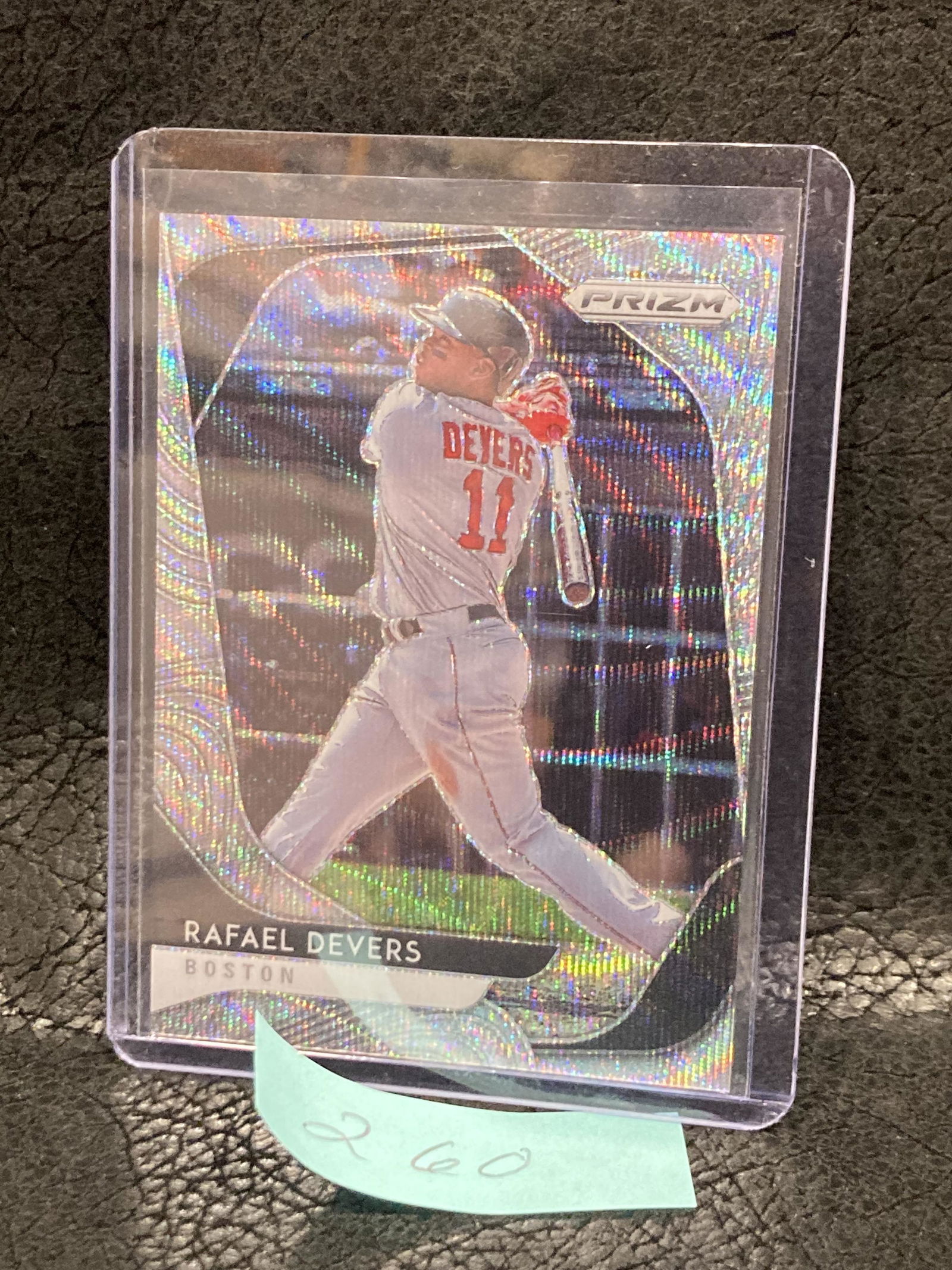 Rafael Devers 2020 Prizm Blue Wave Refractor #/60 Boston Red Sox #173 (1 of 2)