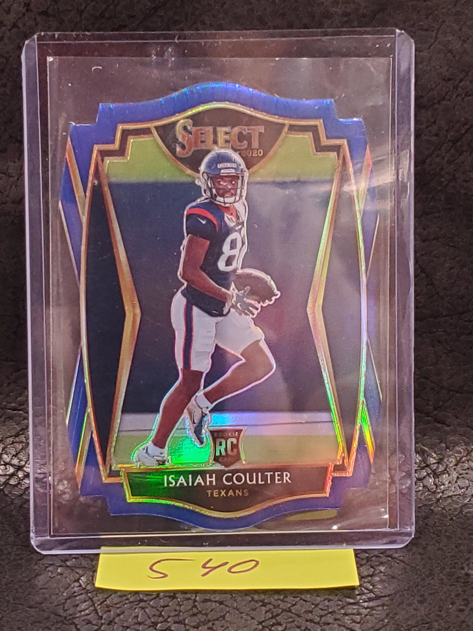 Isaiah Coulter 2020 Select Blue Premier Level Rookie Die-Cut Houston Texans #198 (1 of 2)