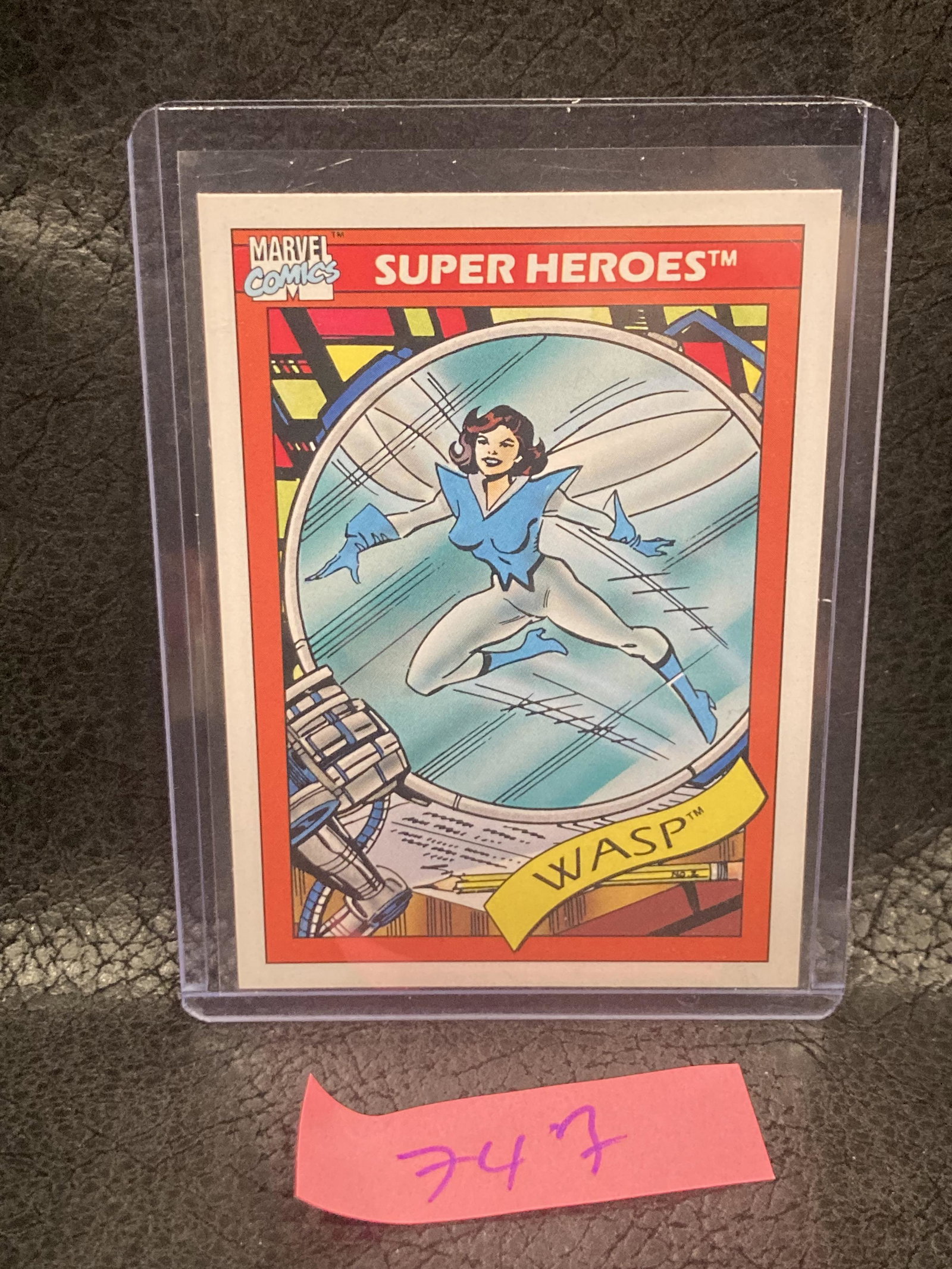 Wasp #51 1990 Impel Marvel Universe Trading Card: Wasp #51 1990 Impel Marvel Universe Trading Card