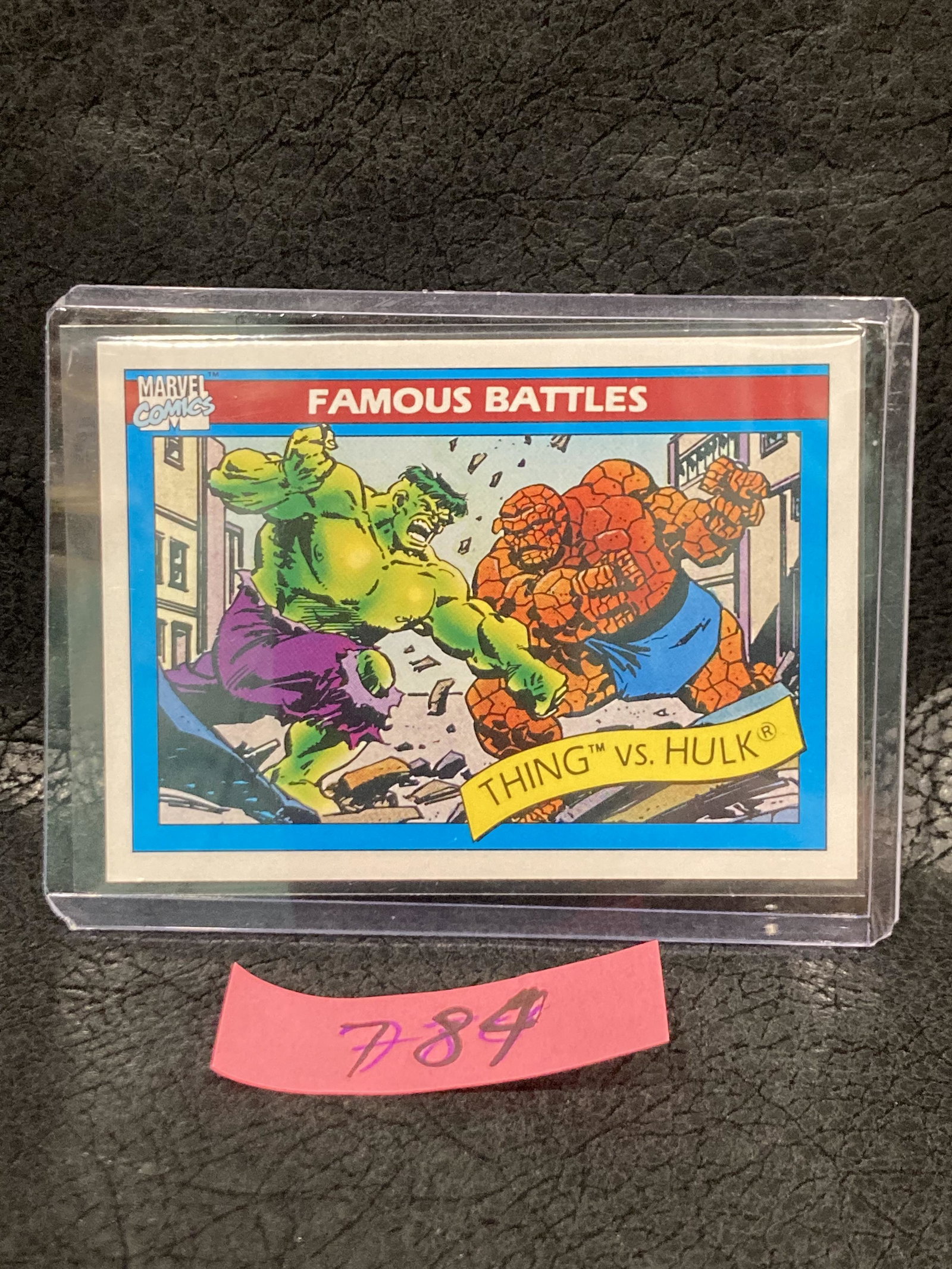 Thing vs. Hulk #88 1990 Impel Marvel Universe Trading Card (1 of 2)