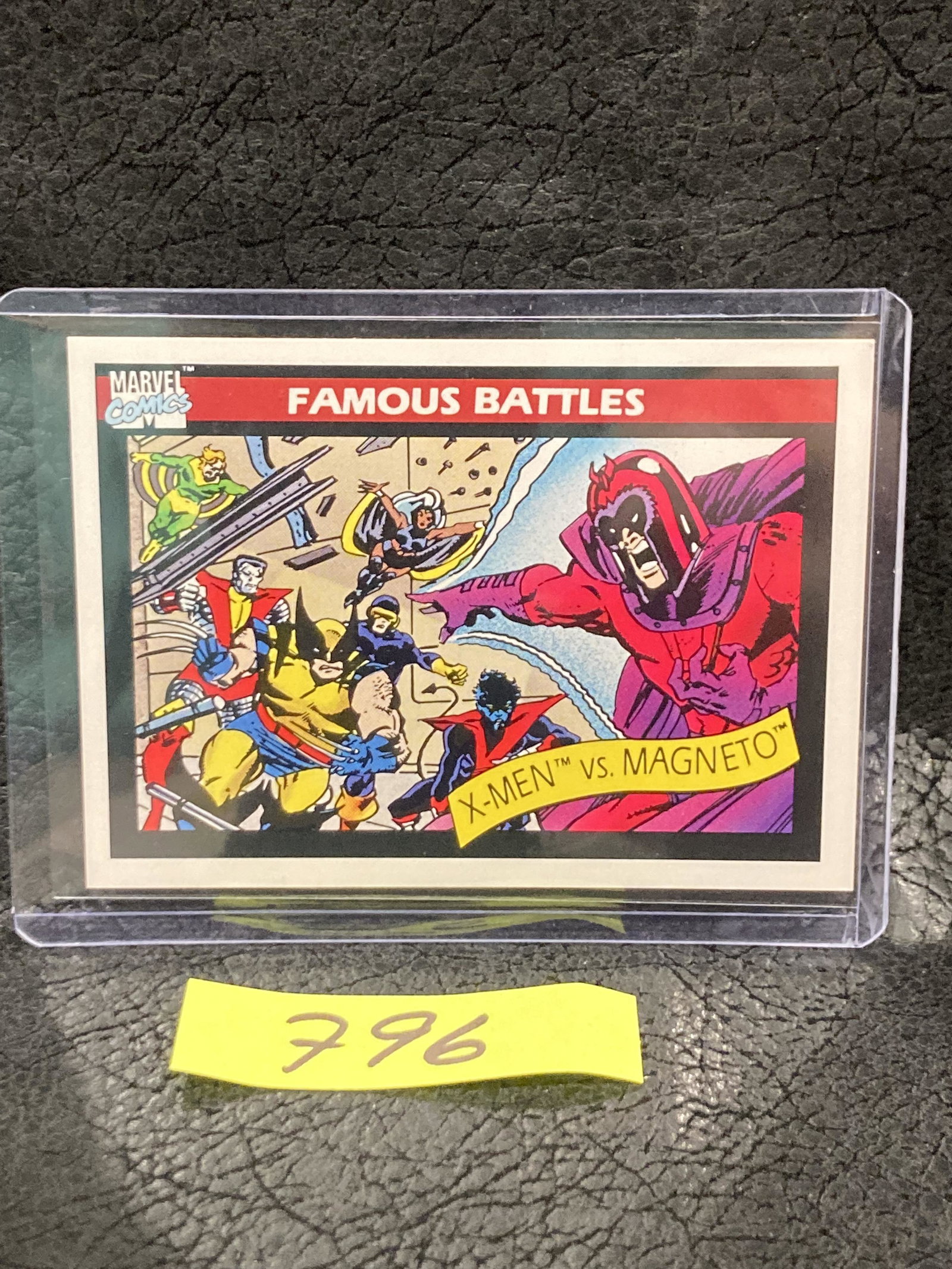 X-Men vs. Magneto #100 1990 Impel Marvel Universe Trading Card (1 of 2)