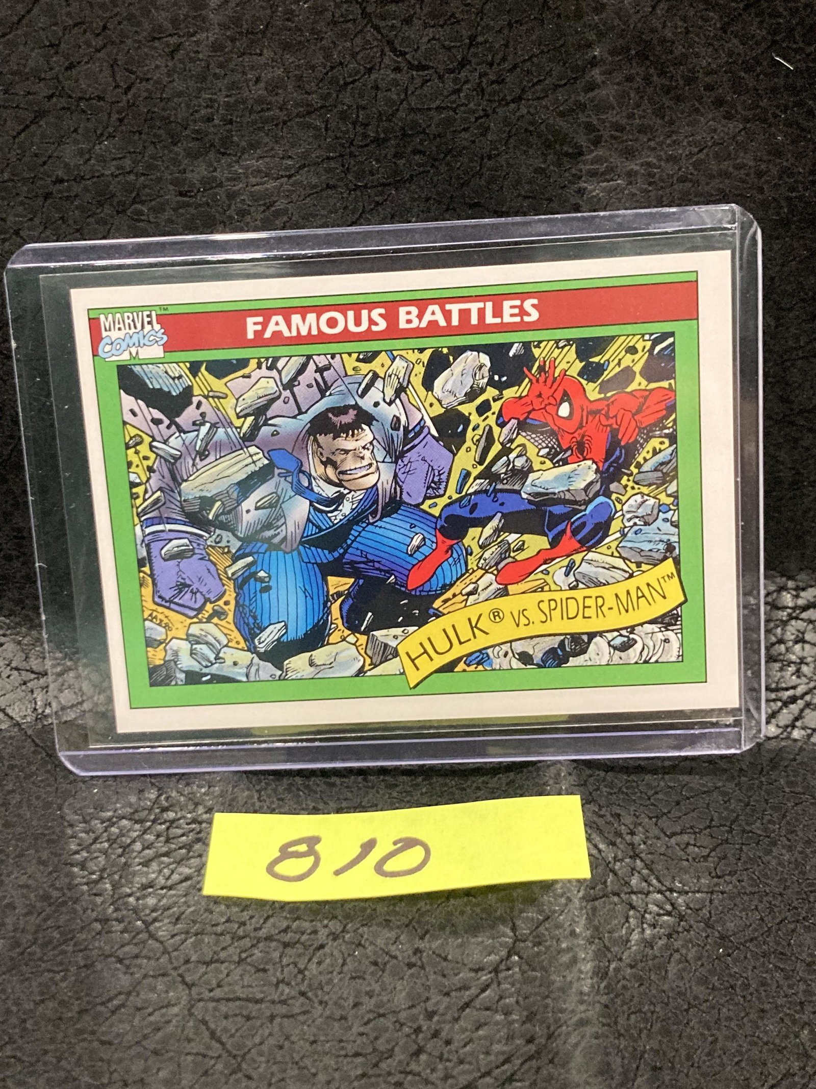 Hulk Vs. Spider-Man #114 1990 Impel Marvel Universe Trading Card (1 of 2)