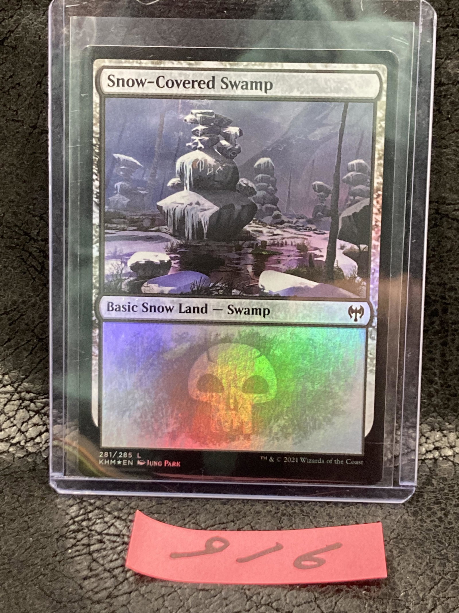 Snow-Covered Swamp 2021 Magic The Gathering Foil Common #281/285: Snow-Covered Swamp 2021 Magic The Gathering Foil Common #281/285