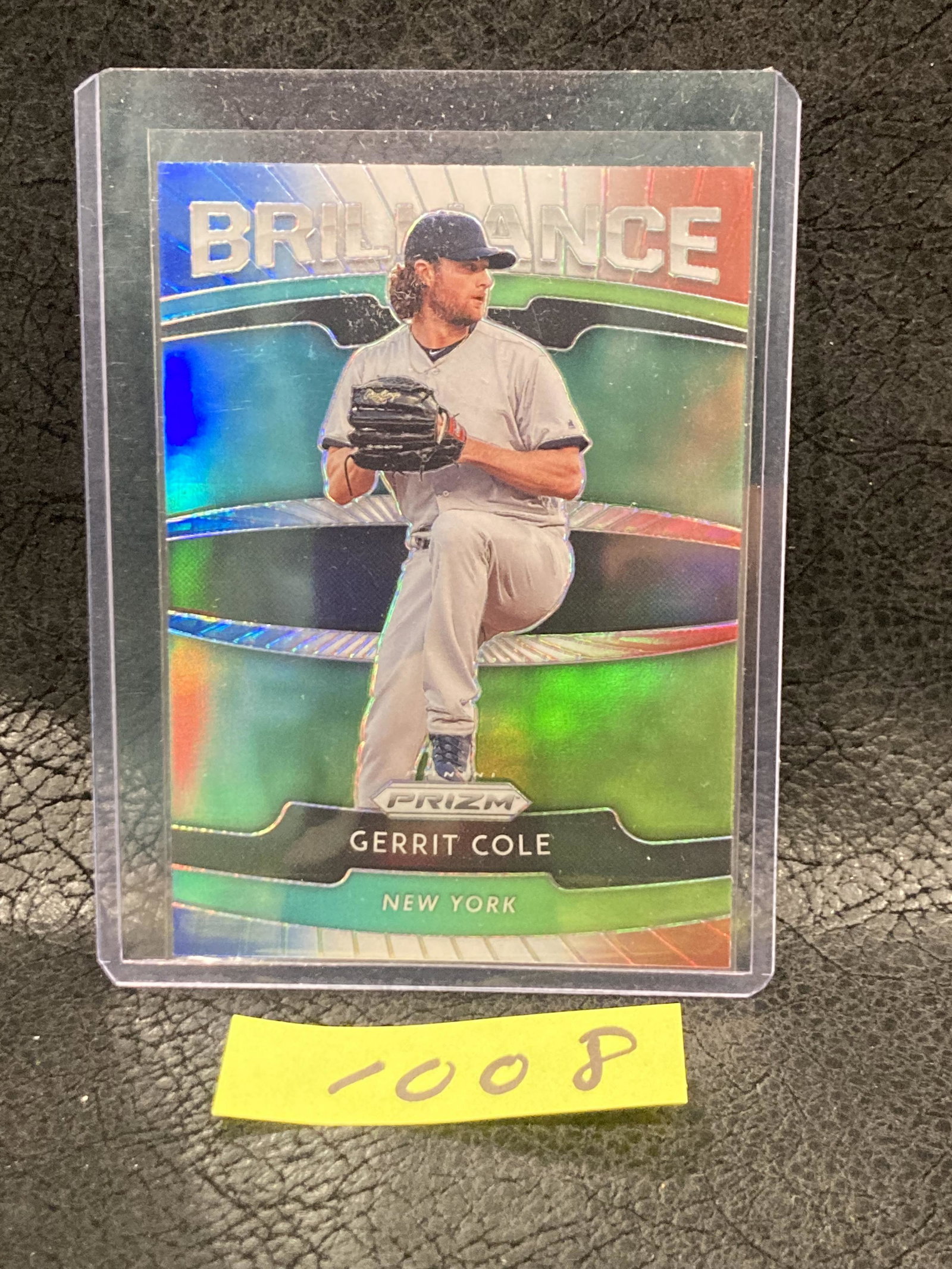 Gerrit Cole 2020 Prizm Silver Brilliance Insert New York Yankees #B-2: Gerrit Cole 2020 Prizm Silver Brilliance Insert New York Yankees #B-2