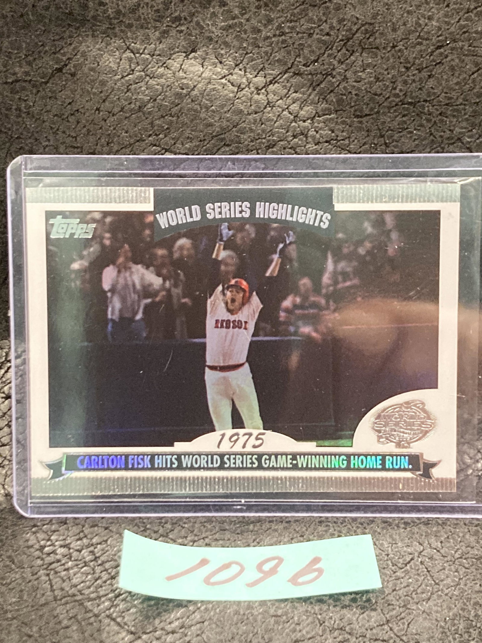 Carlton Fisk 2003 Topps World Series Highlights 1975 Boston Red Sox #WS-CF (1 of 2)