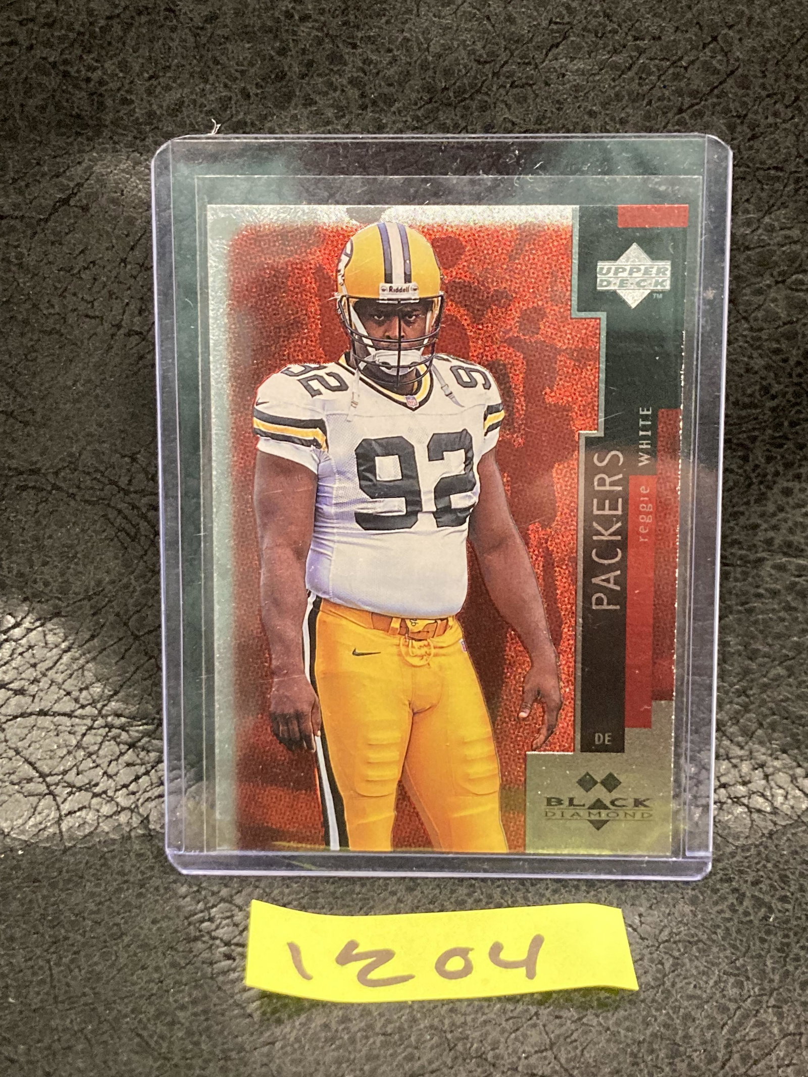 Reggie White 1997 Upper Deck Black Diamond Base Green Bay Packers #90 (1 of 2)