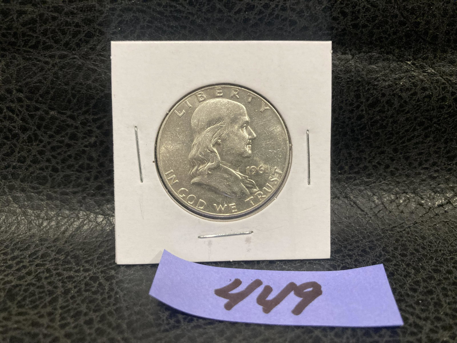 1961 Franklin Silver Half Dollars Uncirculated 90% Silver Coin (1 of 2)