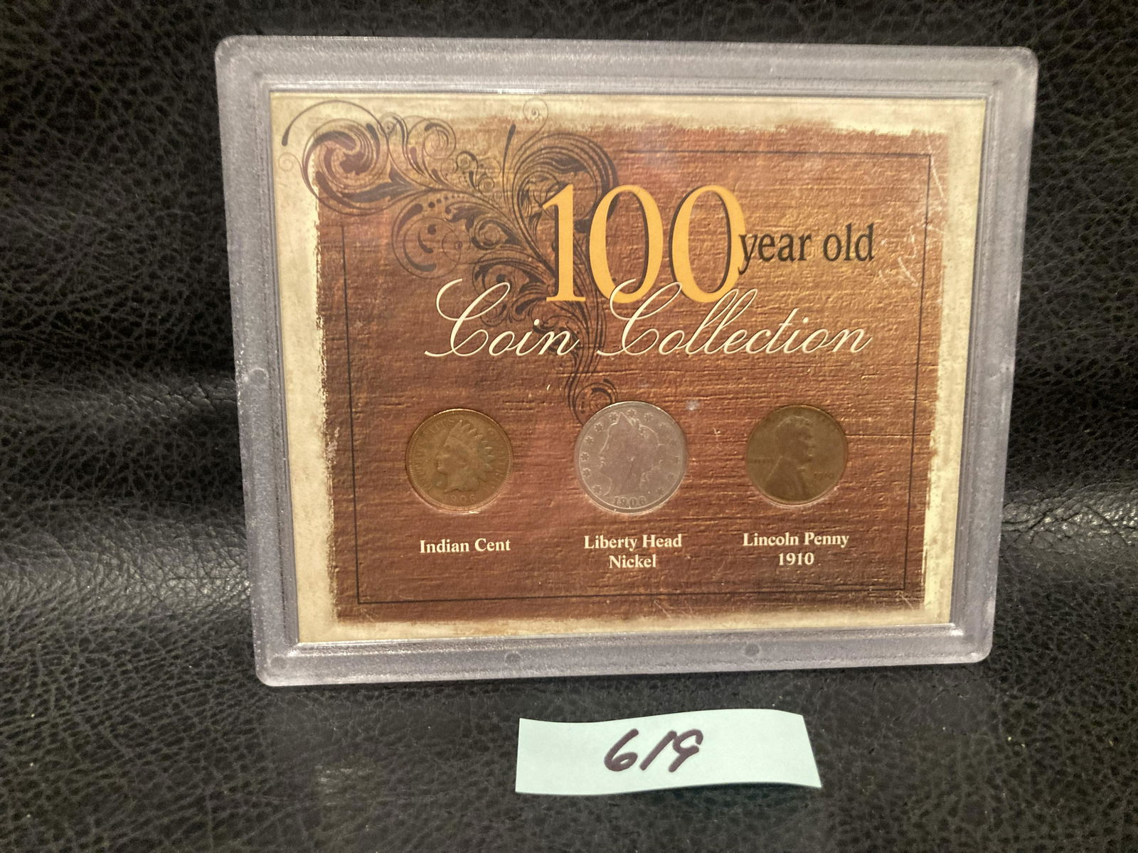 100 Year Old Coin Collection 3 Coin Set 1906 Indian Head Penny  1906 V Nickel 1910 1c (1 of 2)