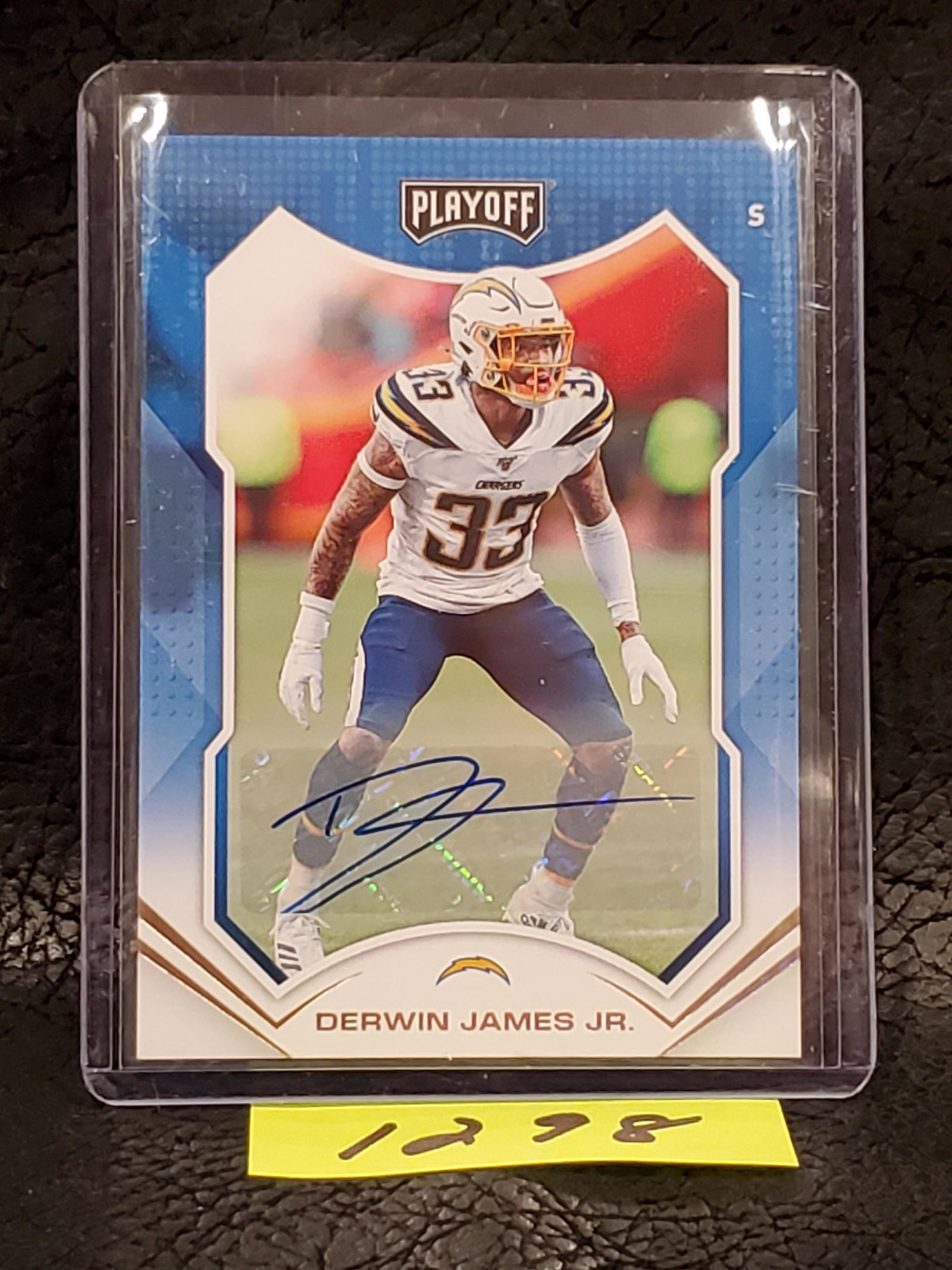 Derwin James Jr. 2021 Playoff Autograph Los Angeles Chargers #98 (1 of 2)