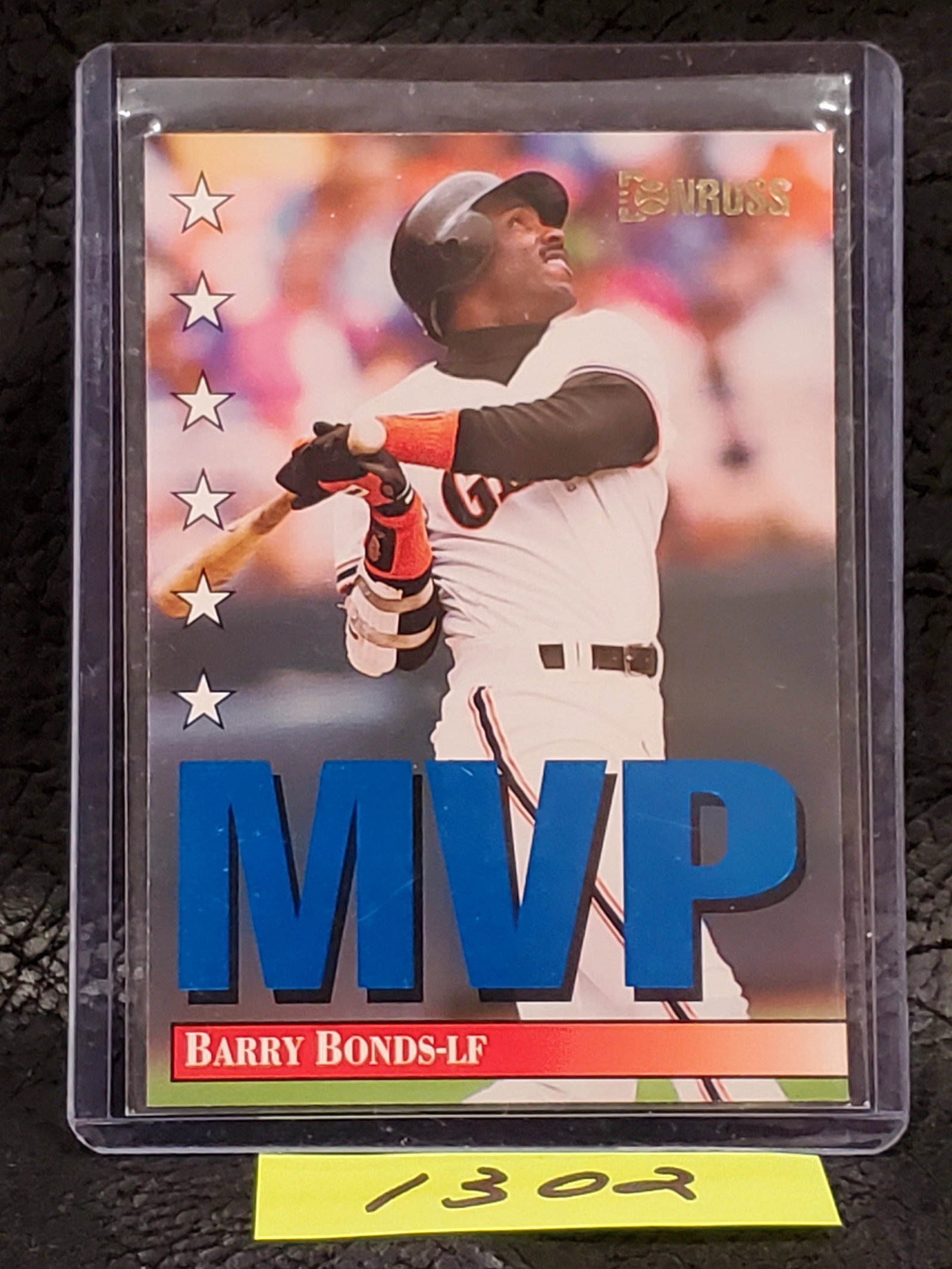 Barry Bonds 1993 Leaf Donruss MVP San Francisco Giants #14 (1 of 2)