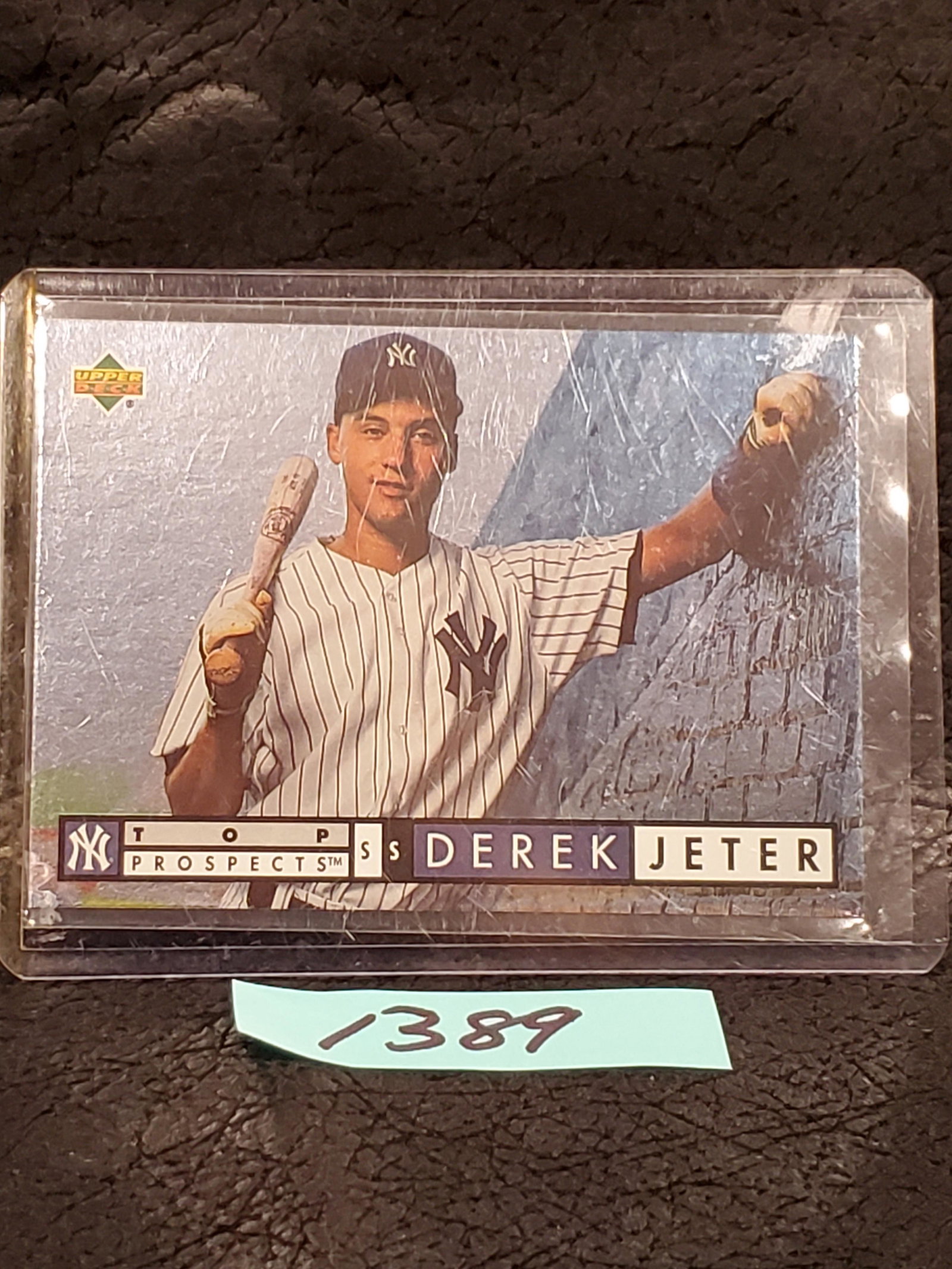 Derek Jeter 1996 Upper Deck Top Prospects New York Yankees #550 (1 of 2)