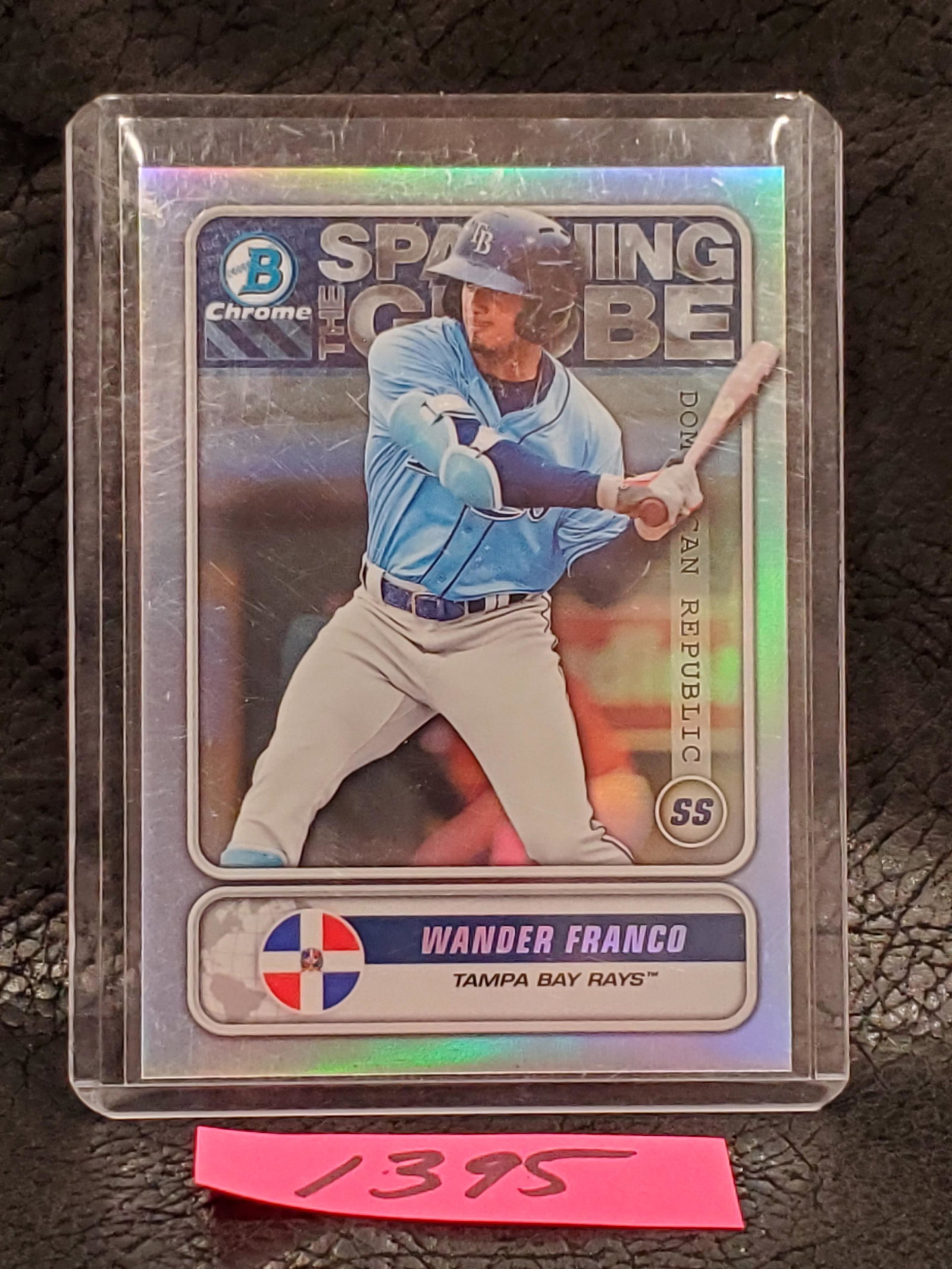 Wander Franco 2020 Bowman Chrome Spanning The Globe Insert Tampa Bay Rays #STG-WF (1 of 2)