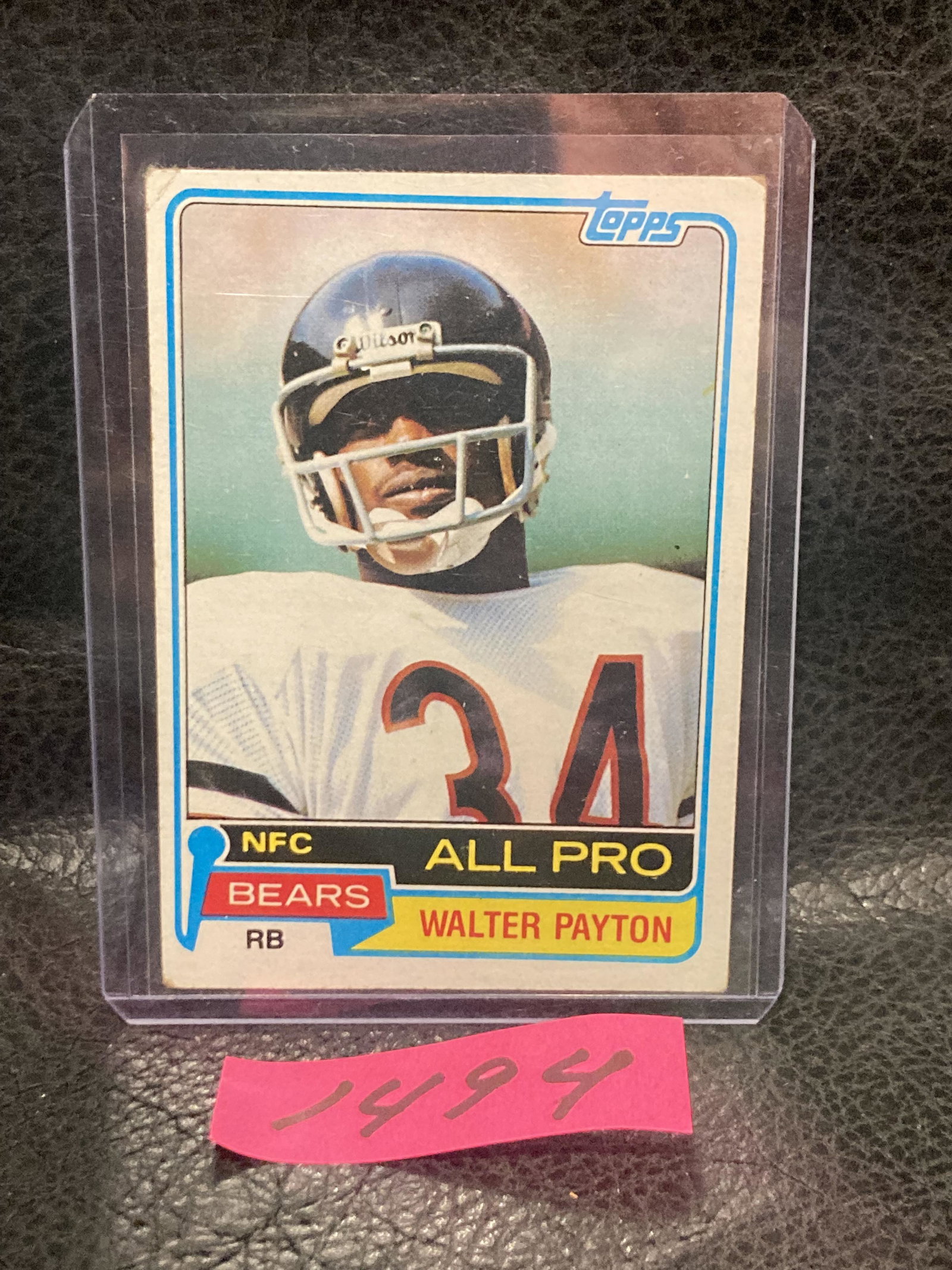 Walter Payton 1981 Topps All Pro Chicago Bears #400 (1 of 2)