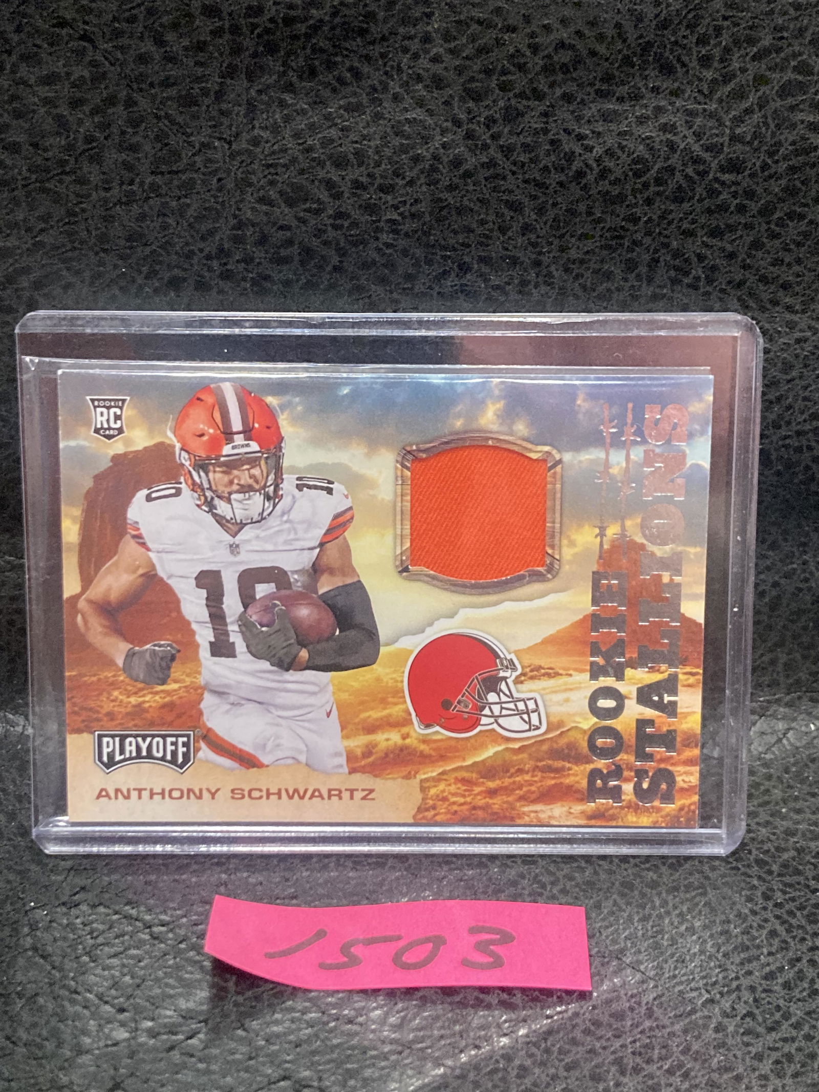 Anthony Schwartz 2021 Playoff Rookie Stallions Cleveland Browns #RS-ASC (1 of 2)