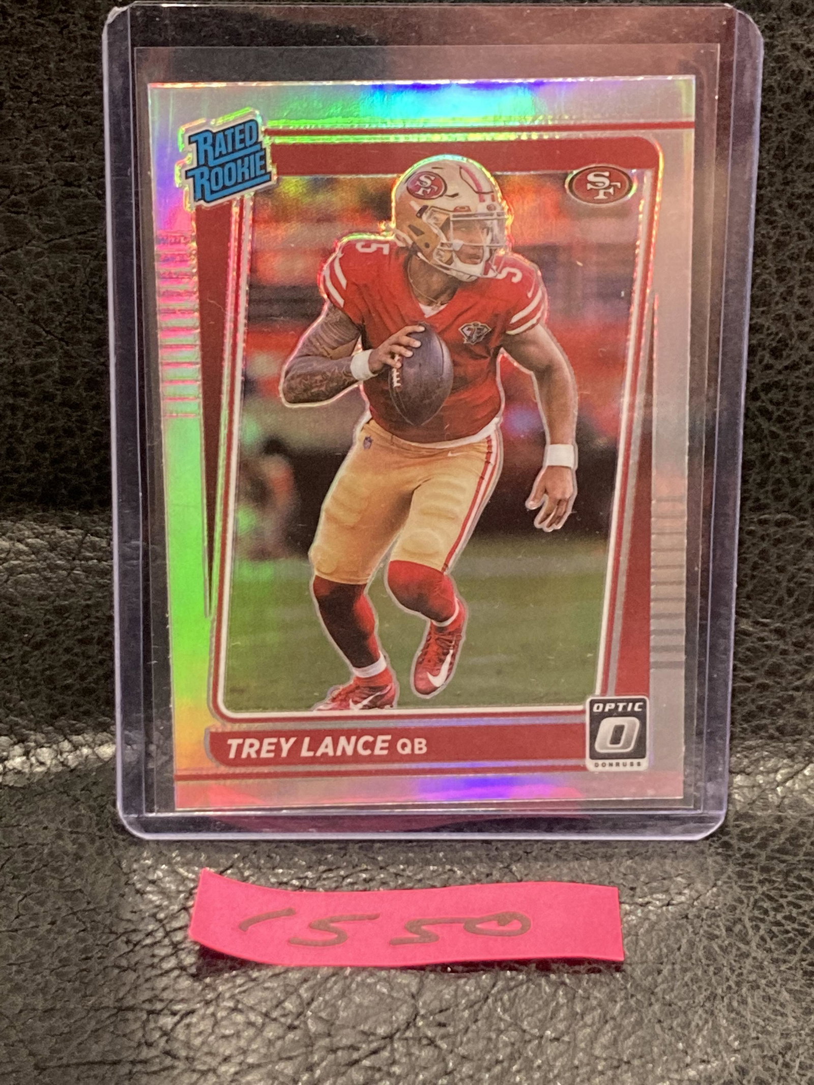Trey Lance 2021 Optic Holo Rookie San Francisco 49ers #203: Trey Lance 2021 Optic Holo Rookie San Francisco 49ers #203