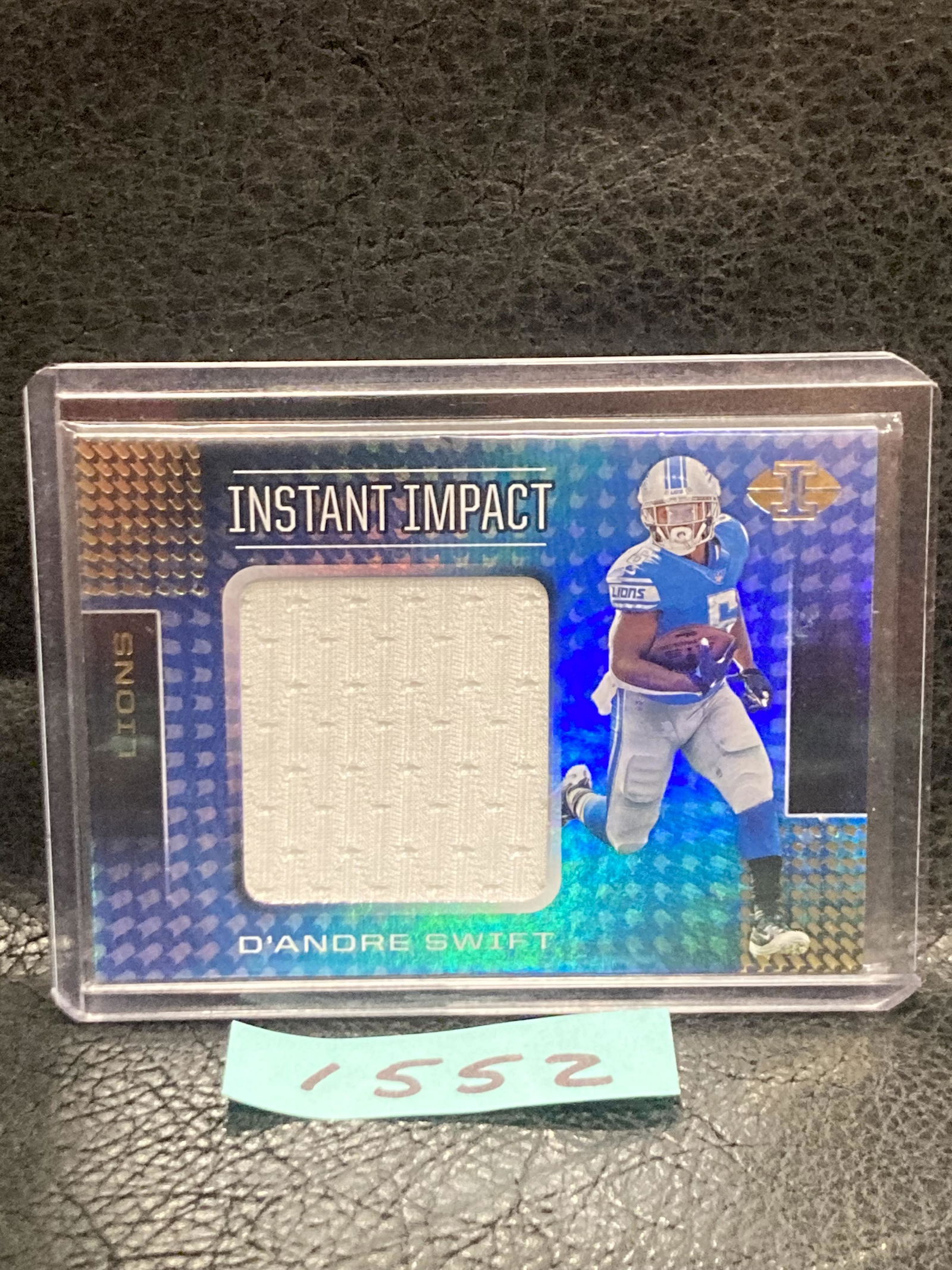 D'Andre Swift 2020 Illusions Instant Impact Rookie Patch Detroit Lions #118 (1 of 2)