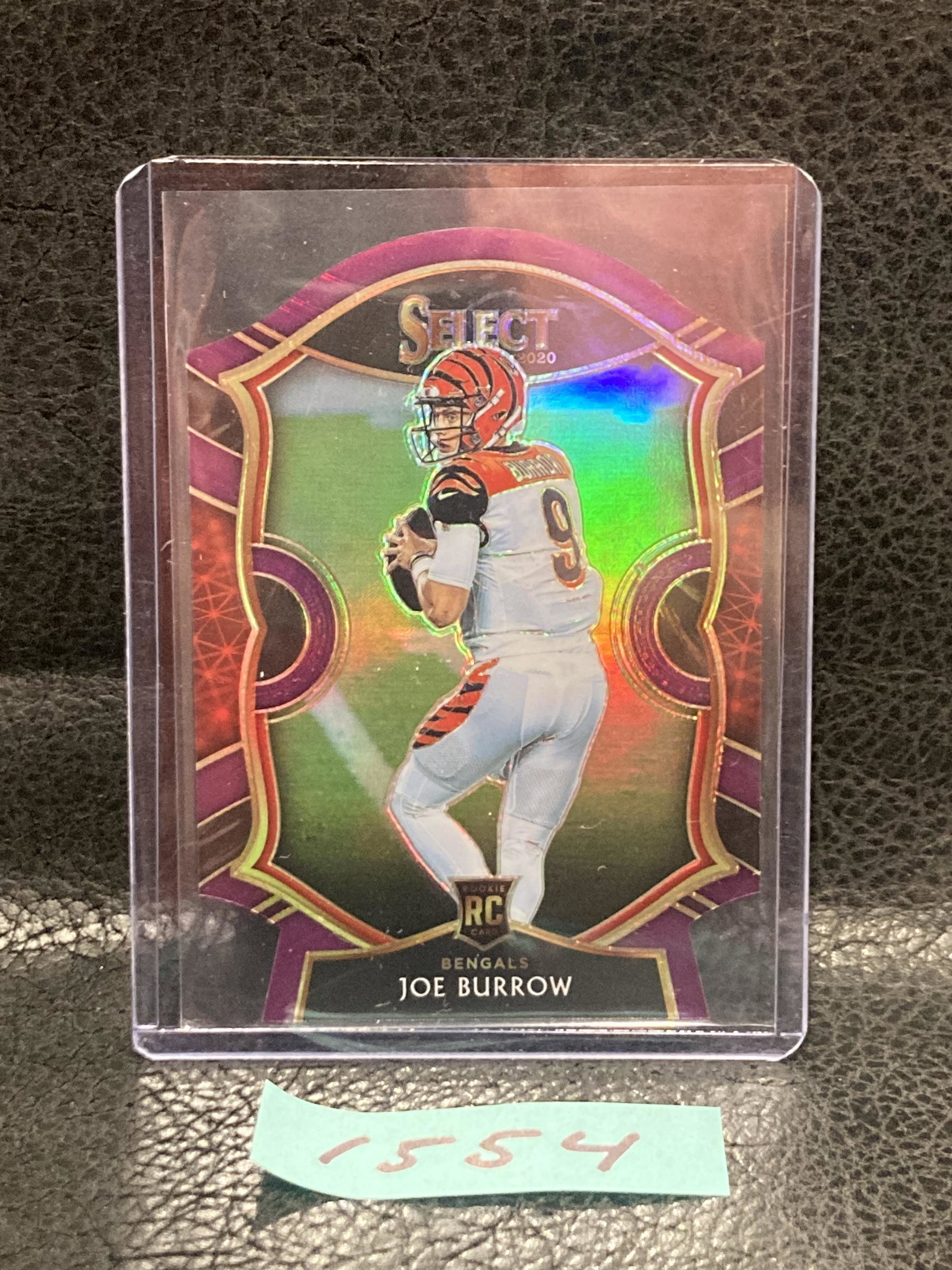 Joe Burrow 2020 Select Purple Concourse Die-Cut Rookie Cincinnati Bengals #46 (1 of 2)