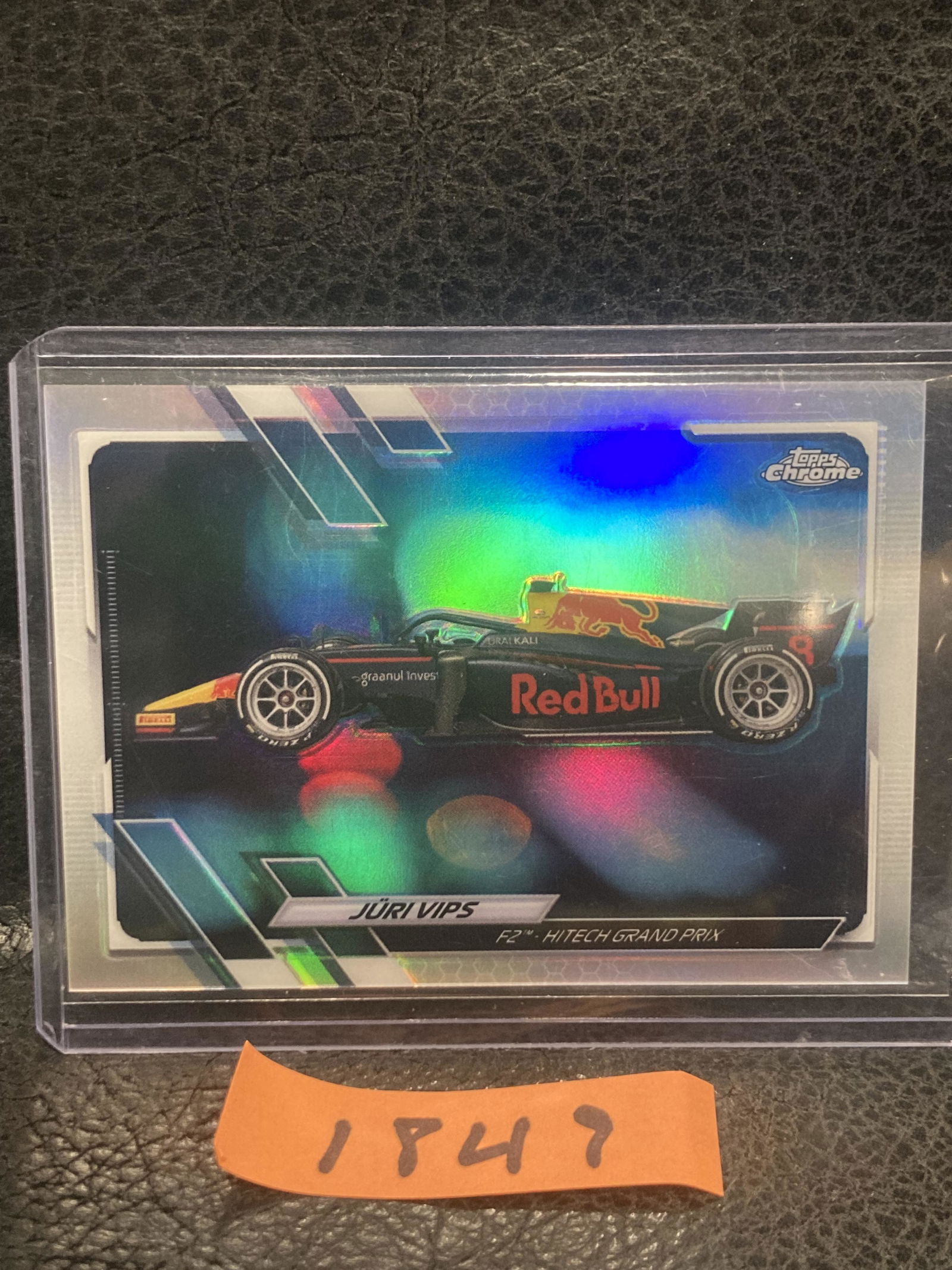 Juri Vips 2021 Topps Chrome Refractor F2 Racing #127 (1 of 2)
