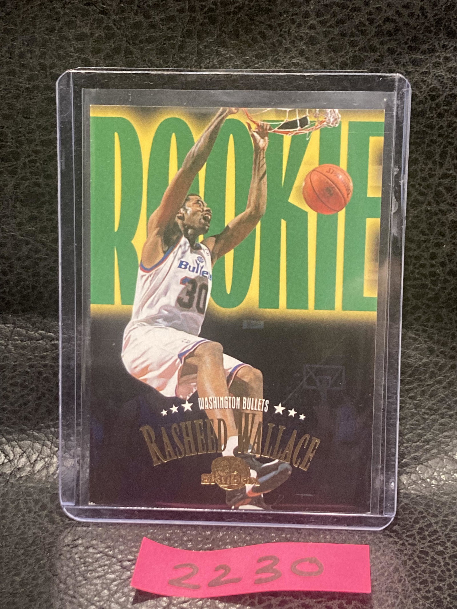 Rasheed Wallace 1996 Skybox Rookie Roadmap Washington Bullets #248 (1 of 2)