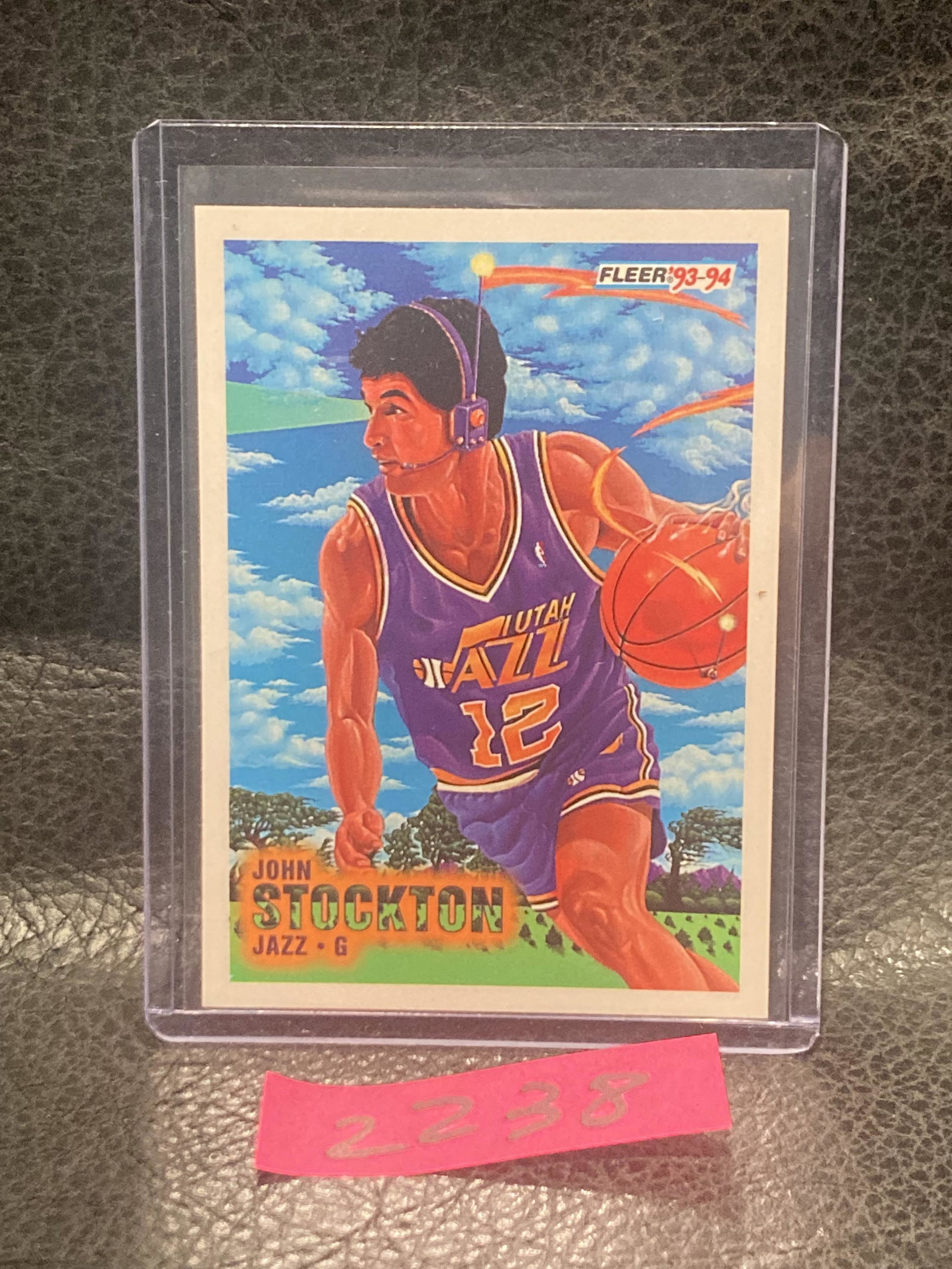 John Stockton 1993-94 Fleer "Point Perfect" Utah Jazz #236 (1 of 2)