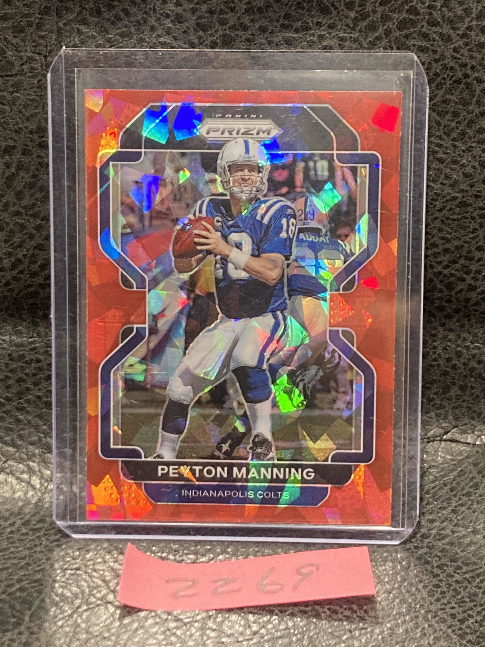 Peyton Manning 2021 Prizm Red Ice Indianapolis Colts #30 (1 of 2)